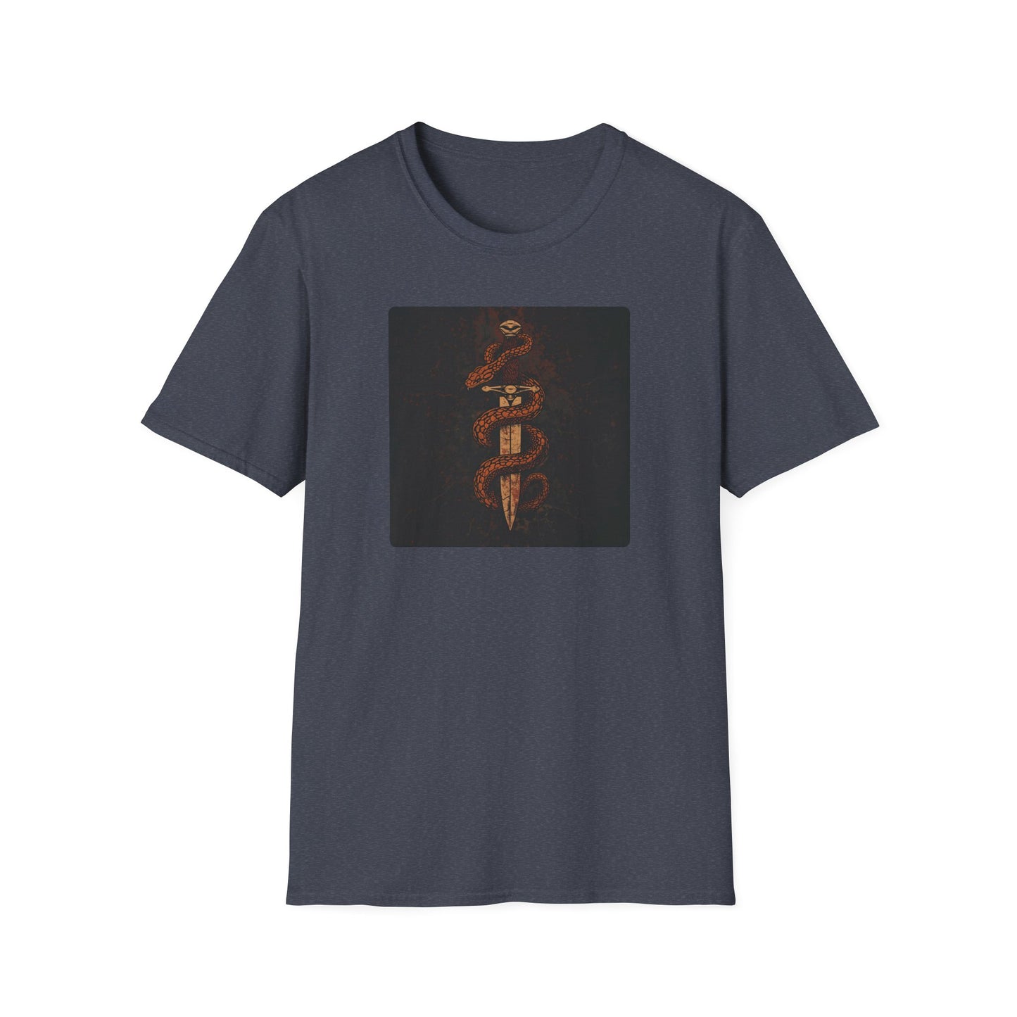Venom & Virtue T-Shirt — Gothic Snake and Dagger