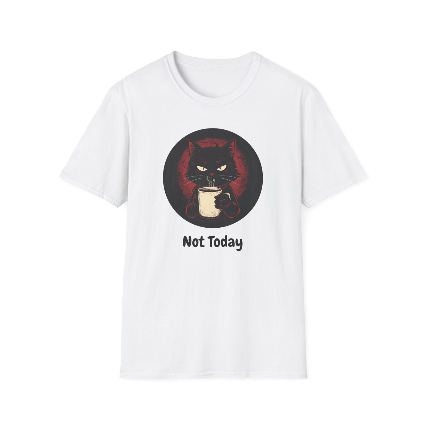 Not Today Cat T-Shirt - Grumpy Cat with Attitude