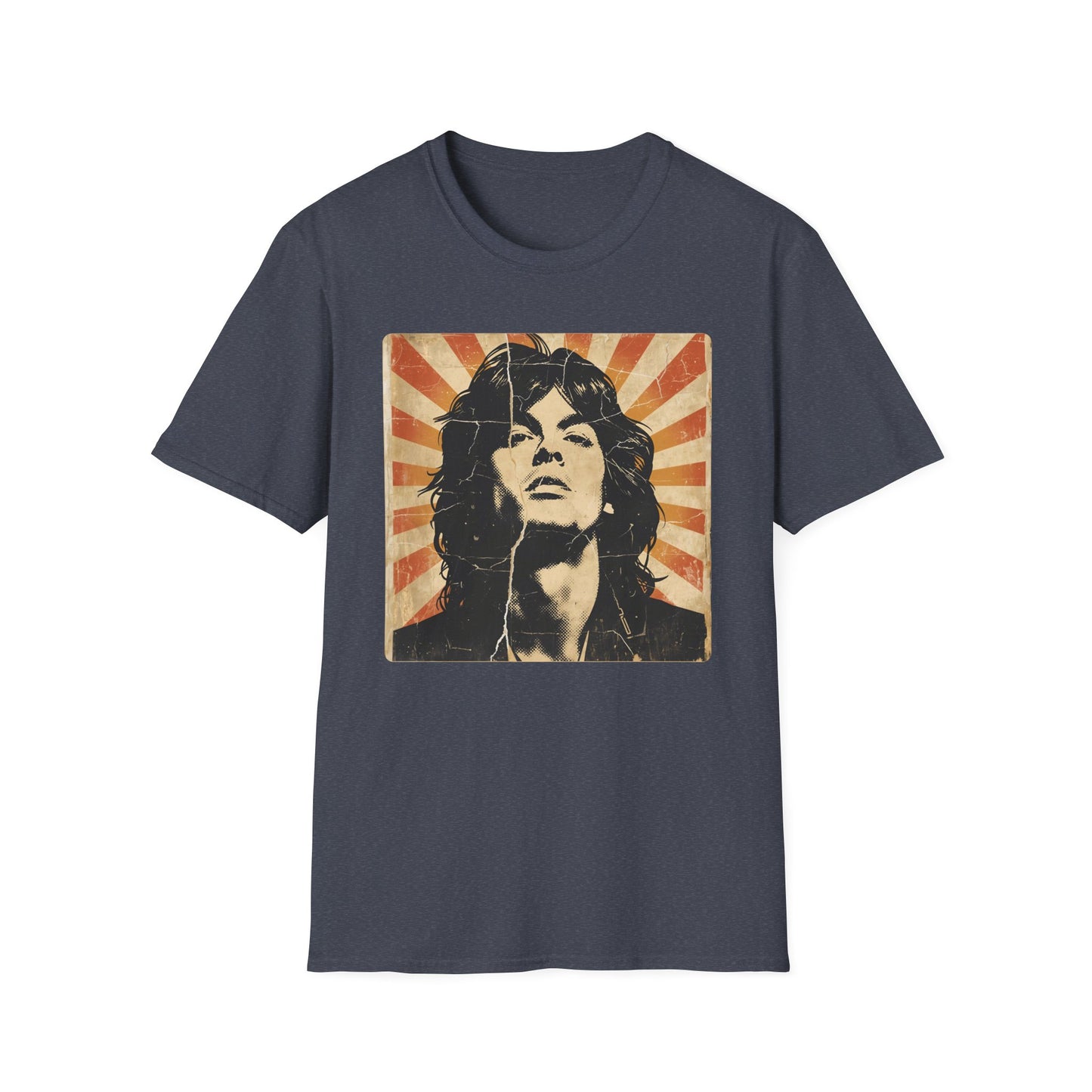 Vintage Rock Legend T-Shirt — Retro Music Icon Headshot Tee