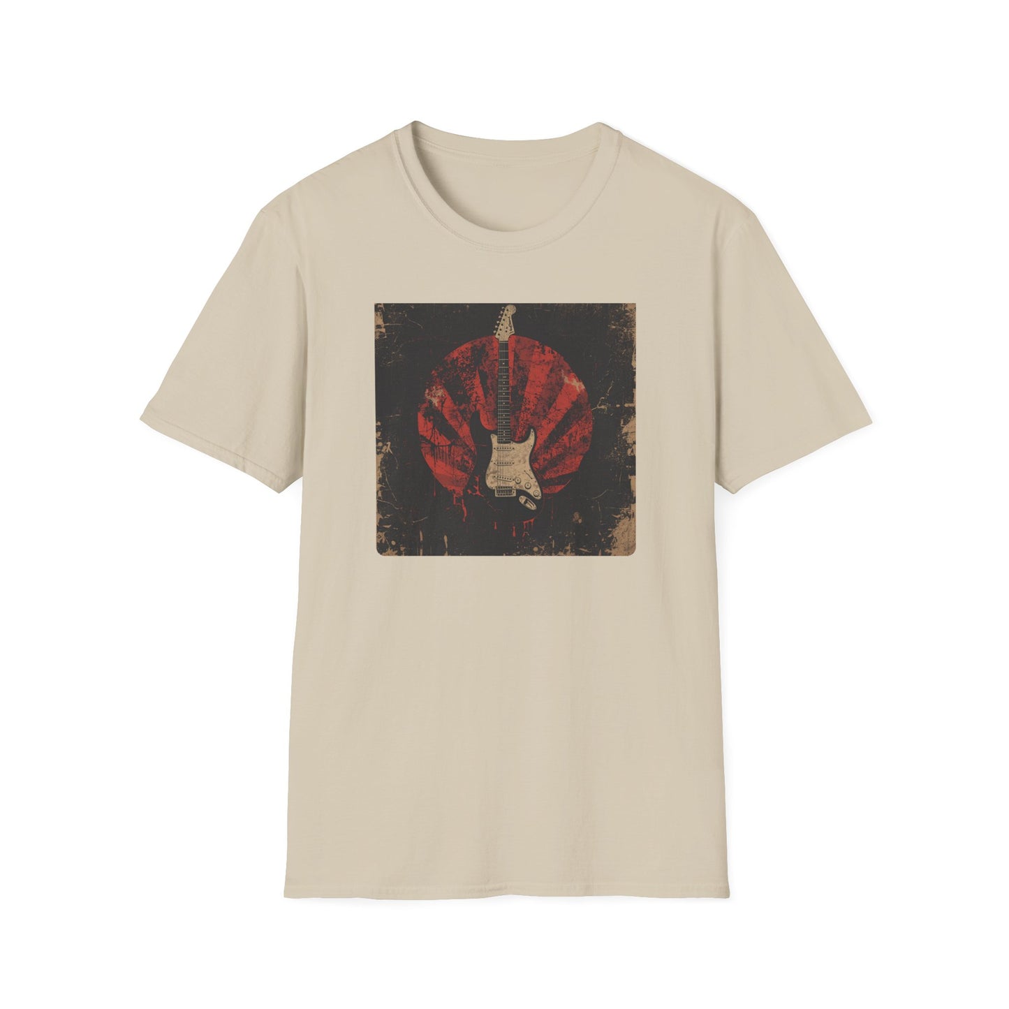 Rise of Sound - Vintage Guitar Sun Tee in Sand
