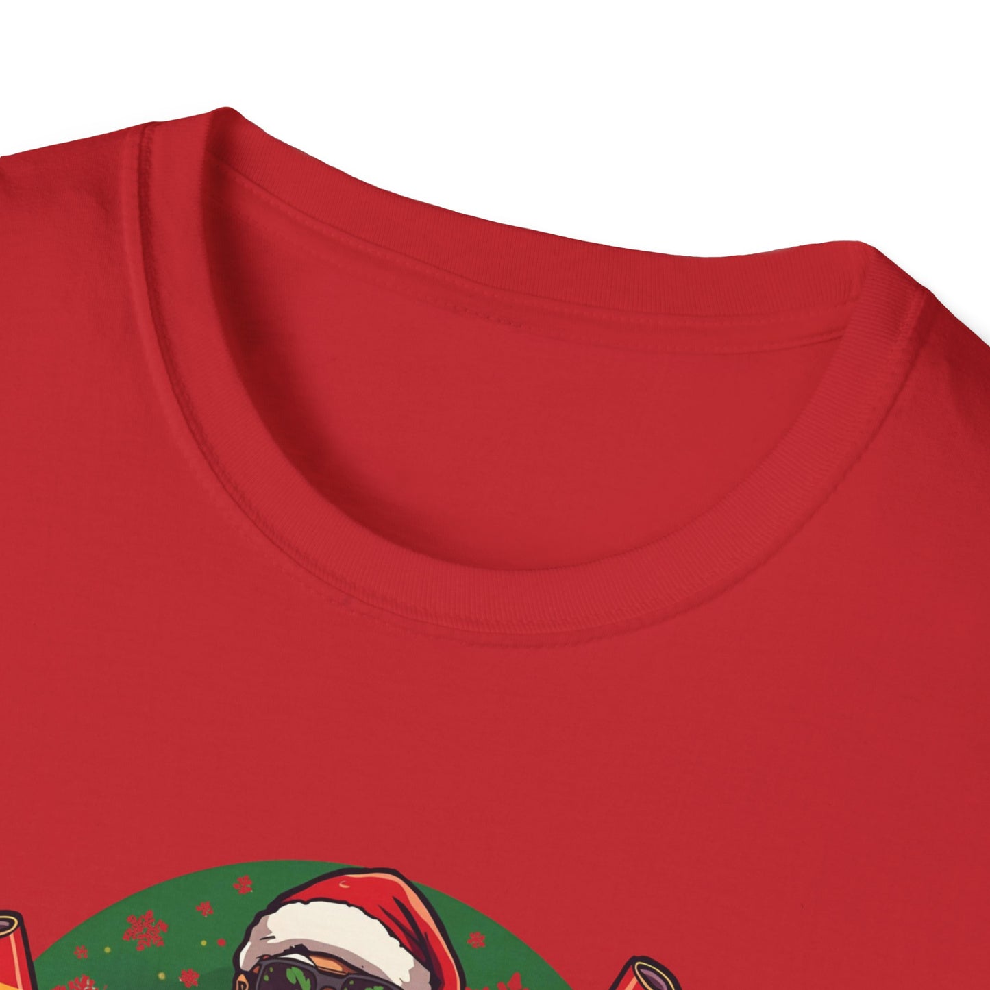 Gangsta Wrapper Santa Street Style T-Shirt