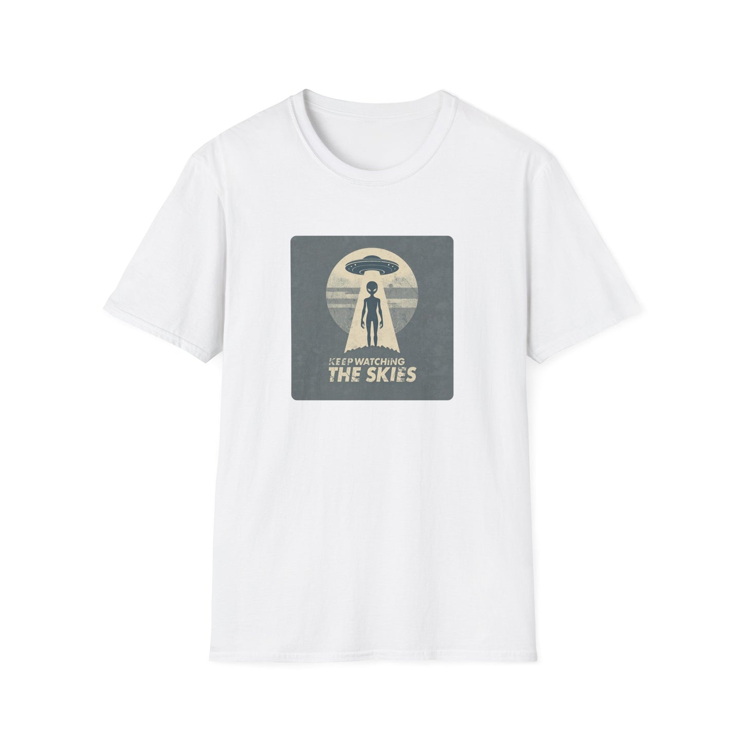 Keep Watching the Skies T-Shirt — Vintage UFO Encounter Graphic Tee