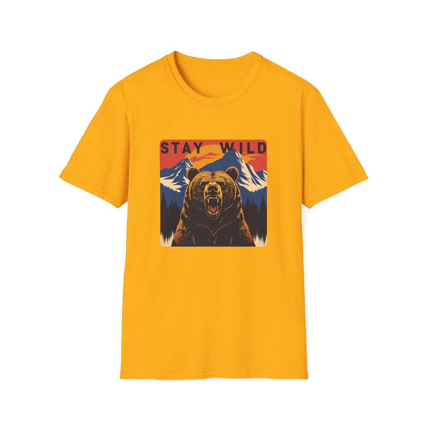 Stay Wild - Bear Graphic T-Shirt
