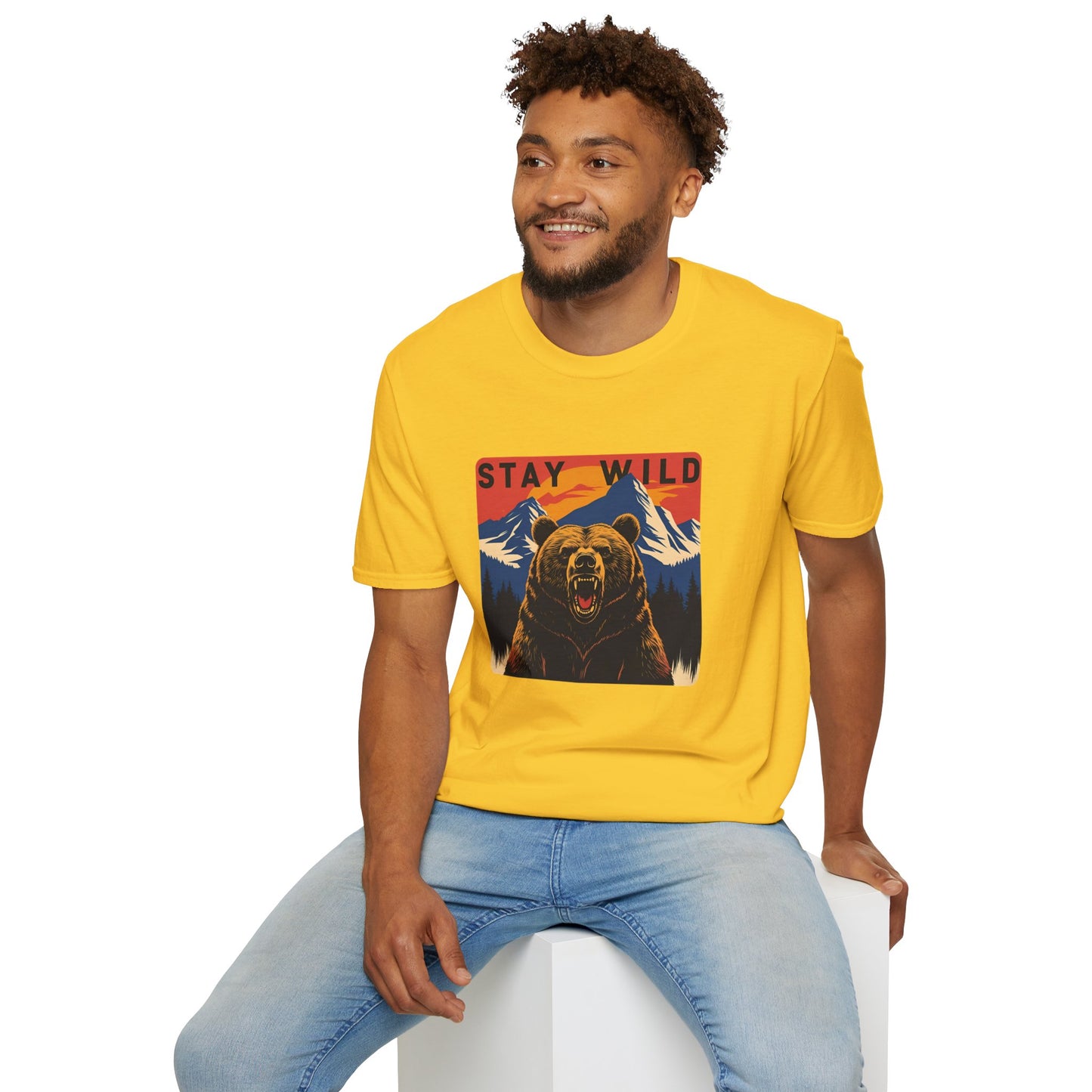 Stay Wild - Bear Graphic T-Shirt