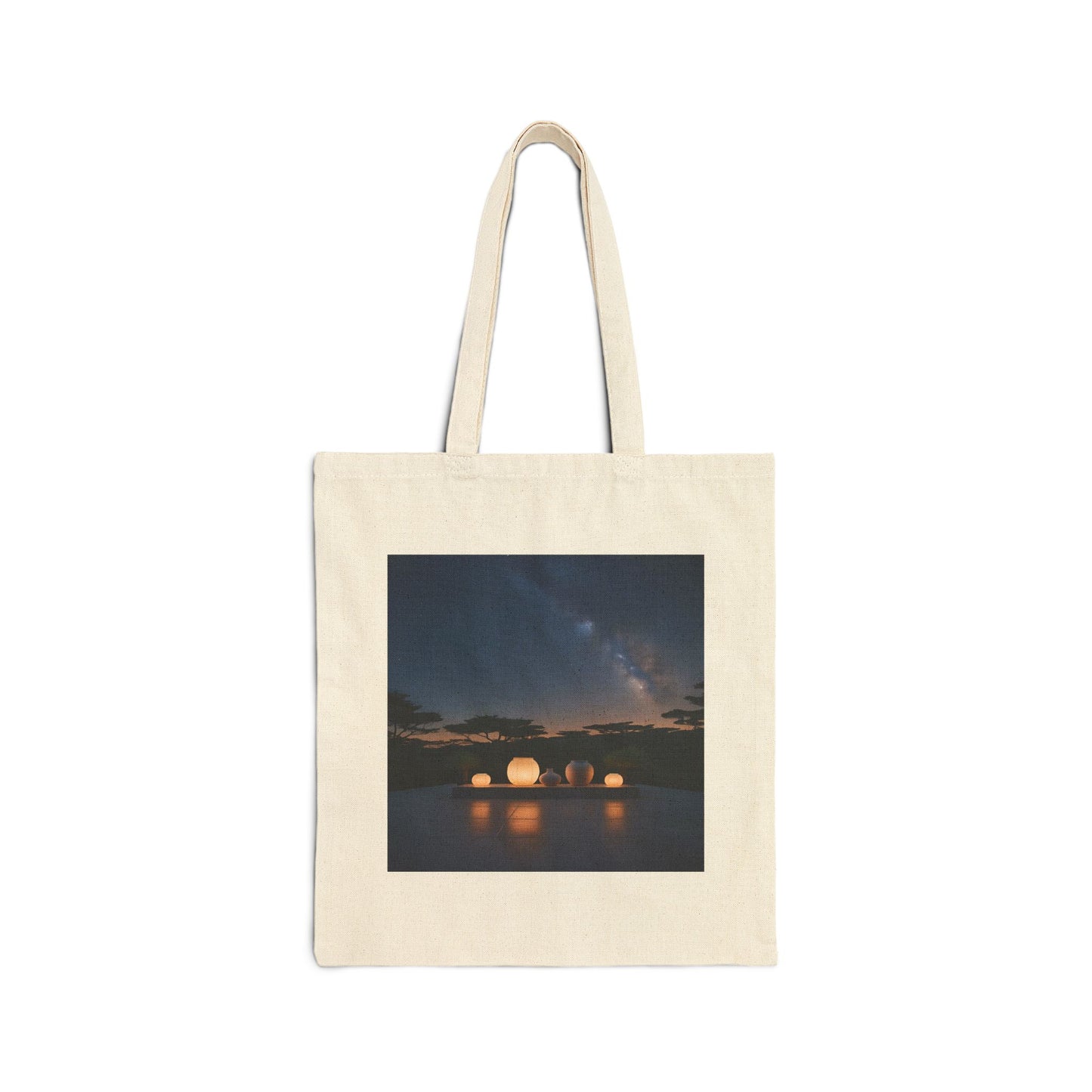 Lantern Dreams Tote Bag in Natural
