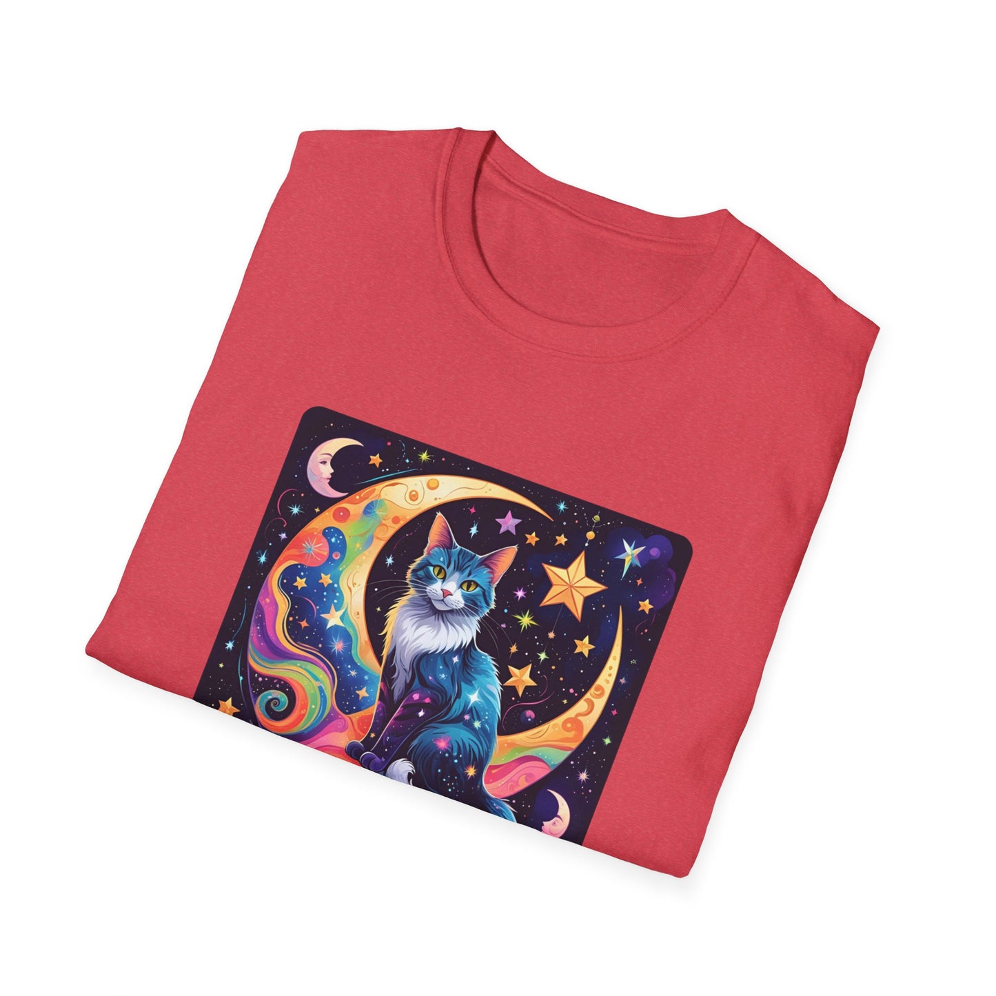 Psychedelic Moon Cat T-Shirt