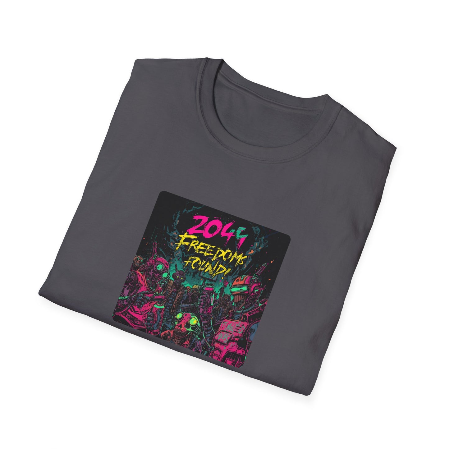 2044 Freedom Found - Cyberpunk T-Shirt