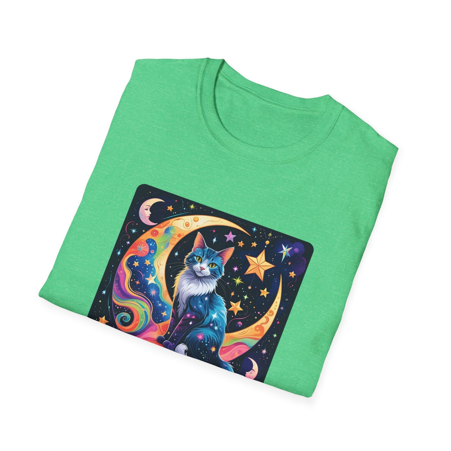 Psychedelic Moon Cat T-Shirt