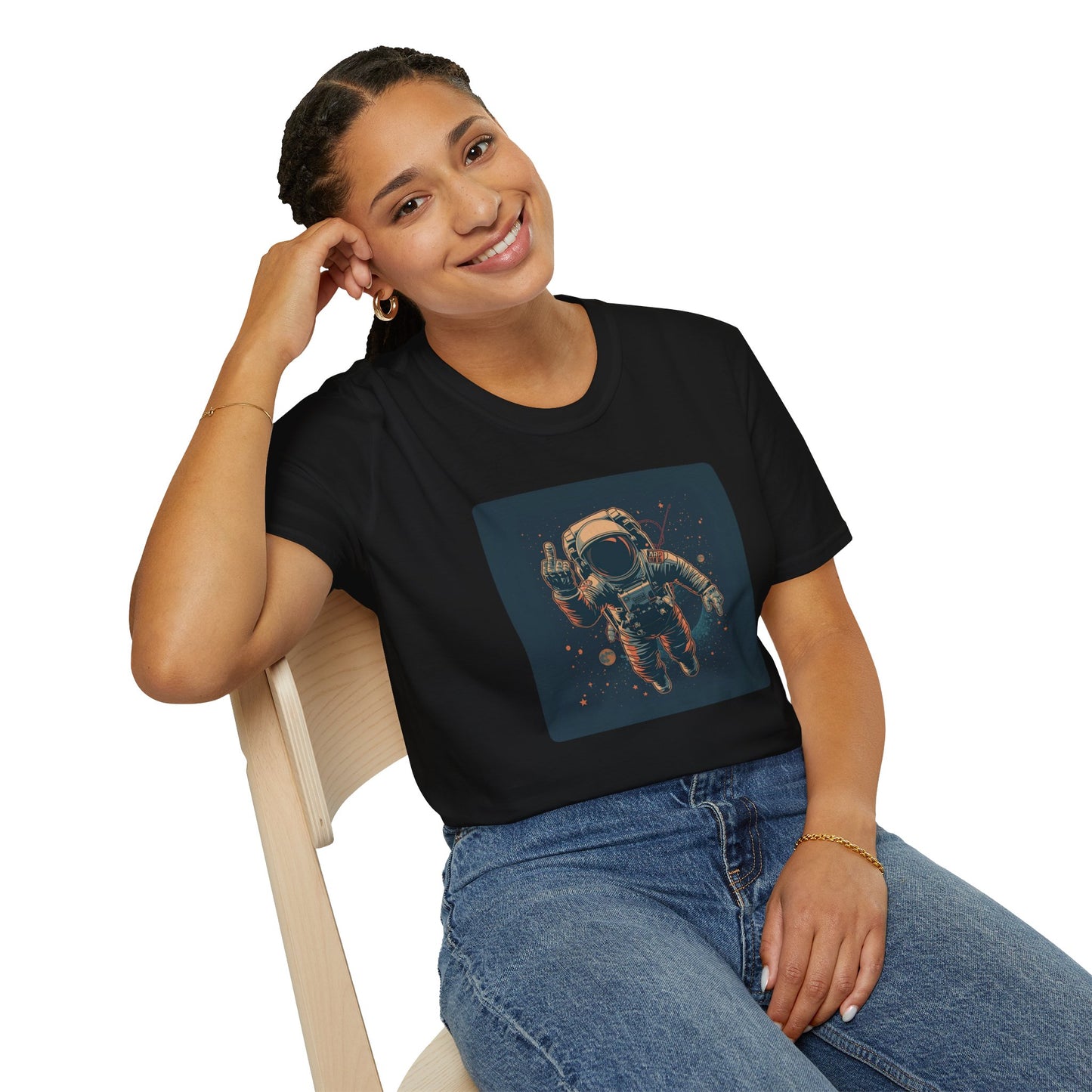 Gravity – Retro Rebel Astronaut Tee
