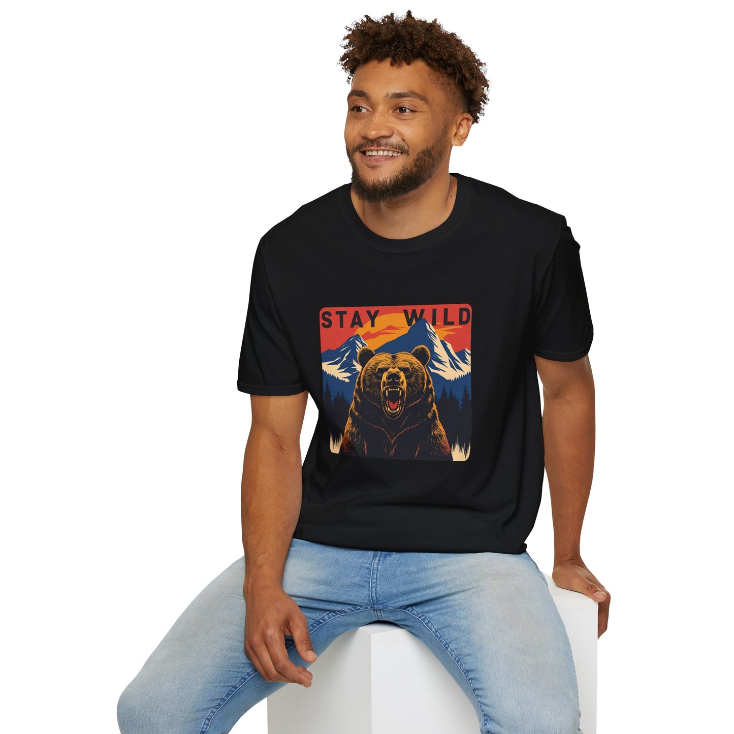 Stay Wild - Bear Graphic T-Shirt
