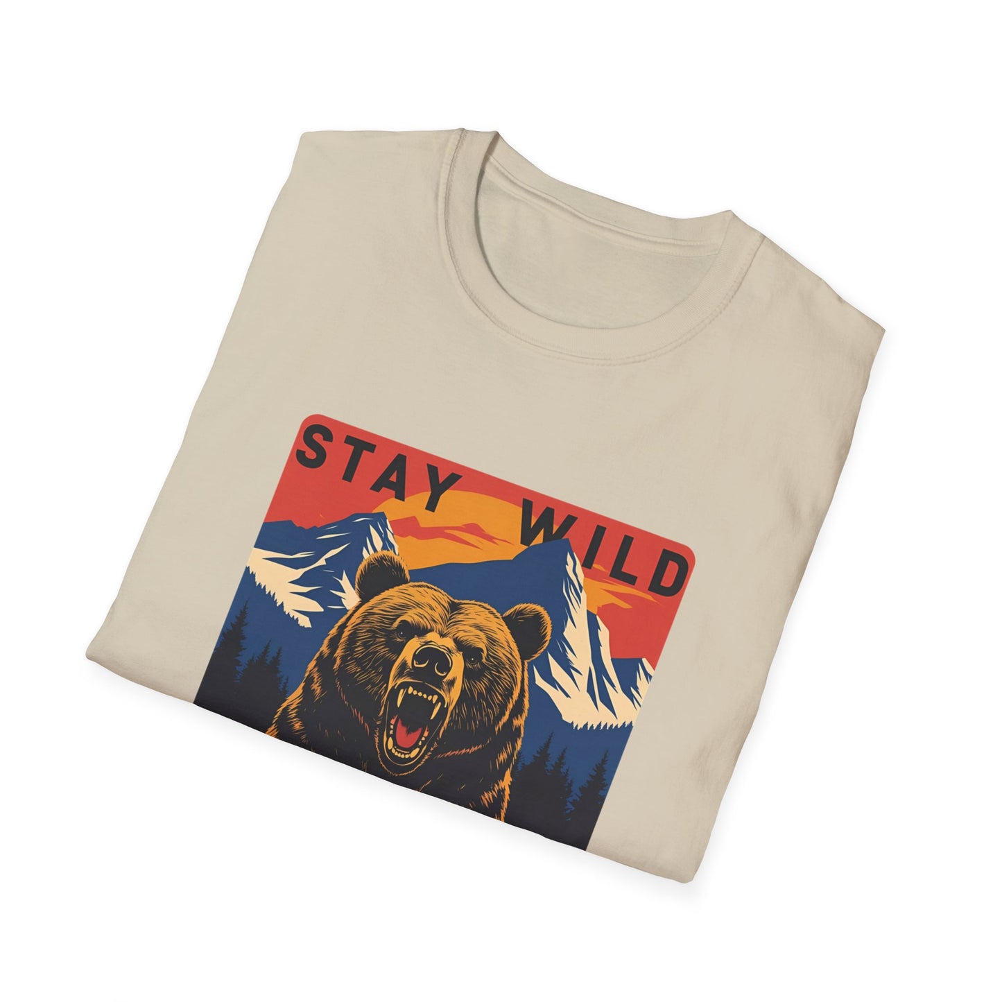 Stay Wild - Bear Graphic T-Shirt