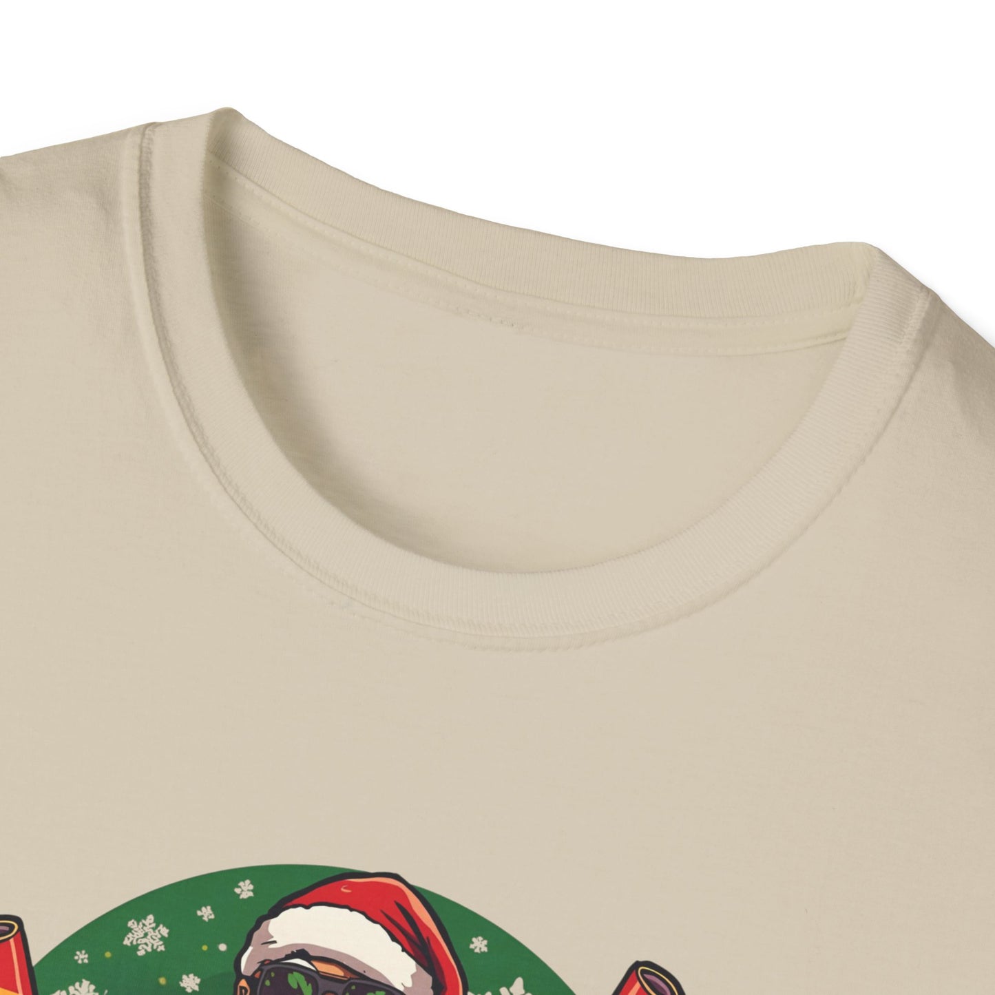 Gangsta Wrapper Santa Street Style T-Shirt