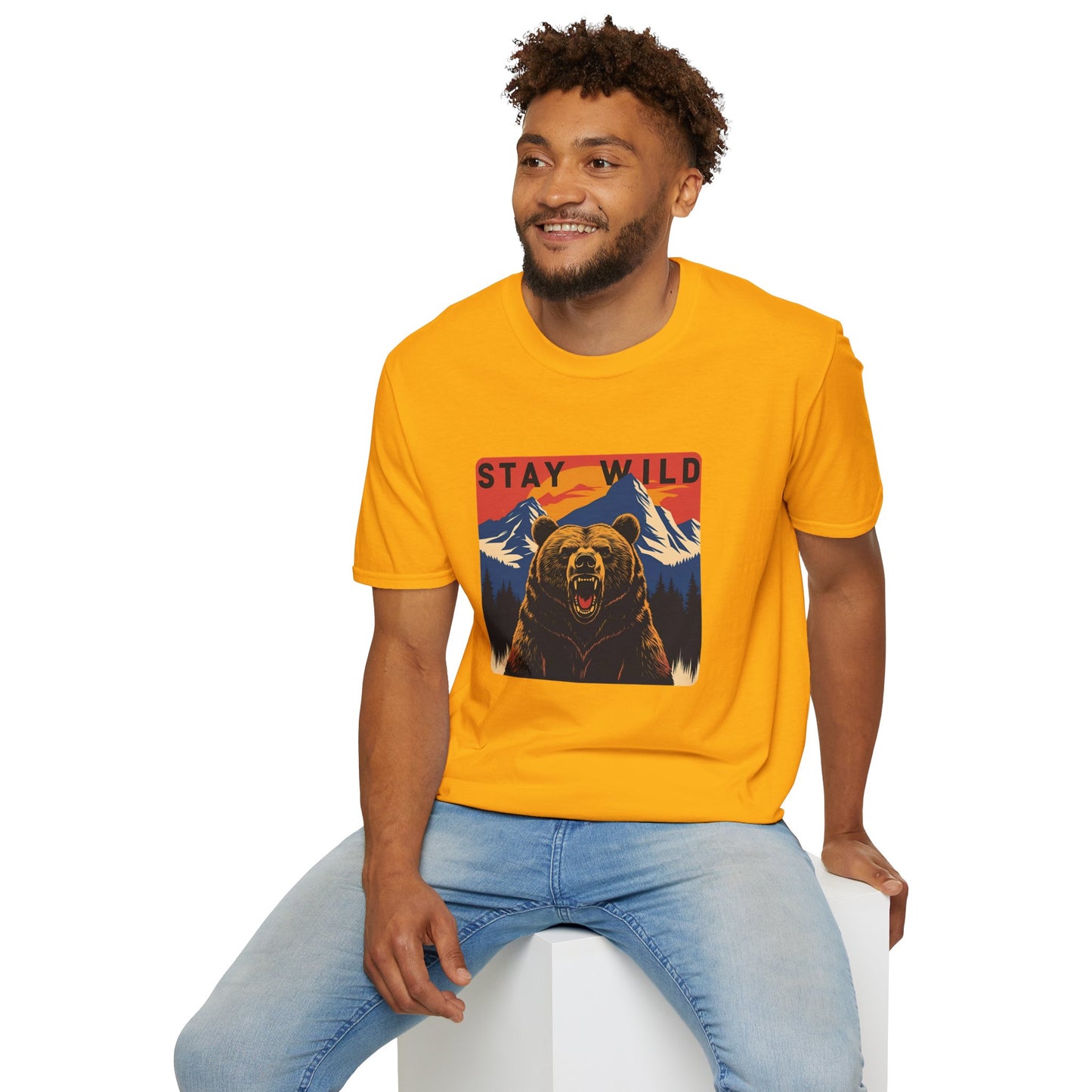 Stay Wild - Bear Graphic T-Shirt