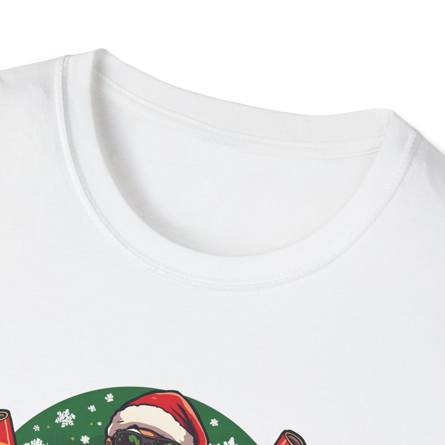 Gangsta Wrapper Santa Street Style T-Shirt