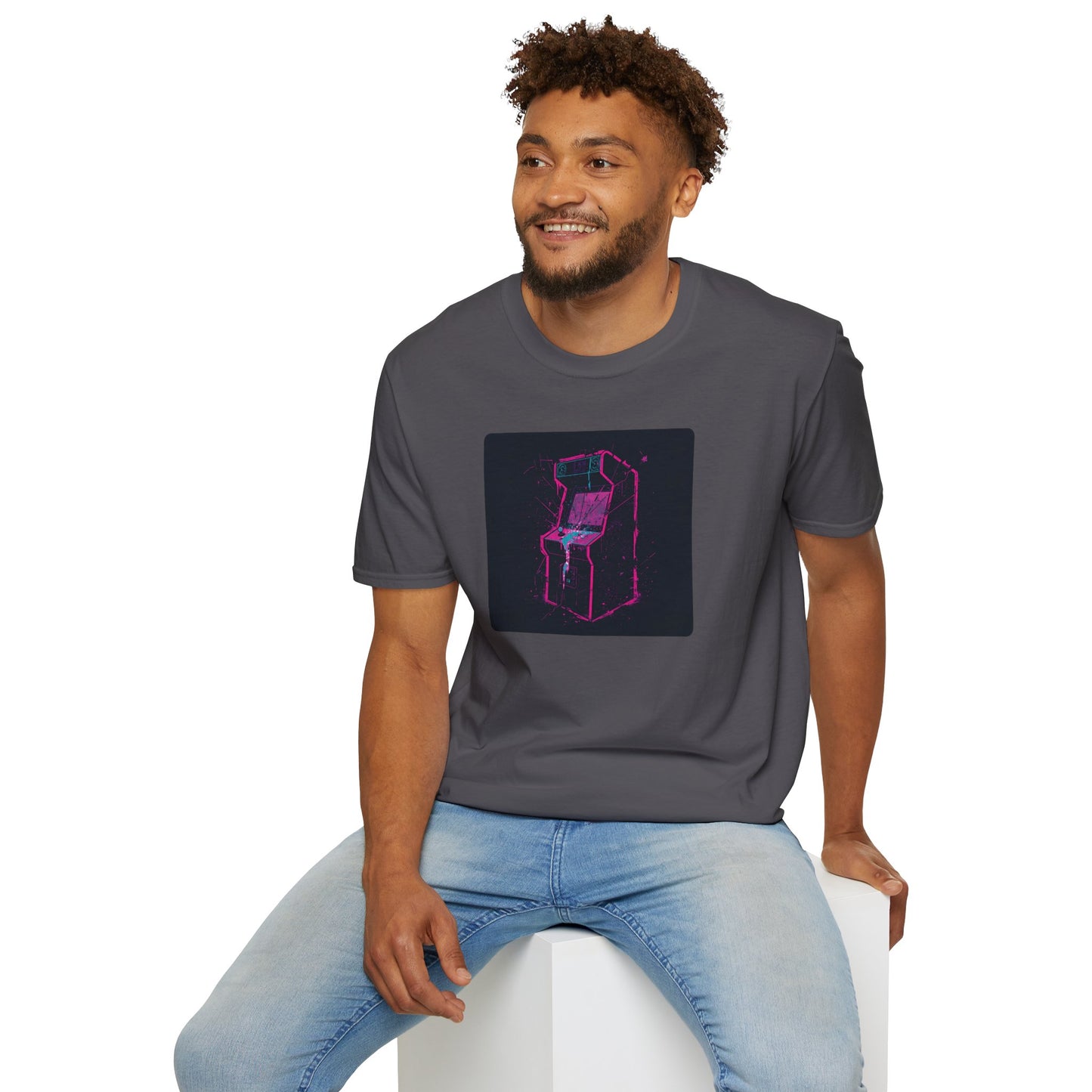 Insert Coin to Continue” — Retro Arcade Machine T-Shirt