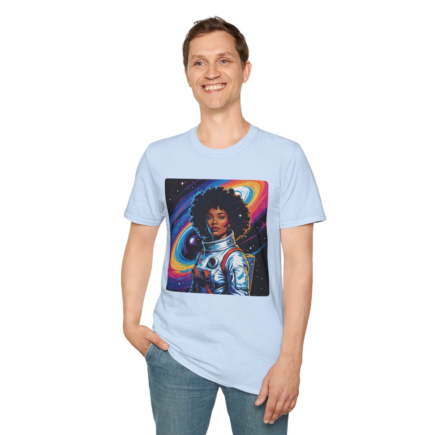 Explore Beyond – Cosmic Graffiti Astronaut Tee