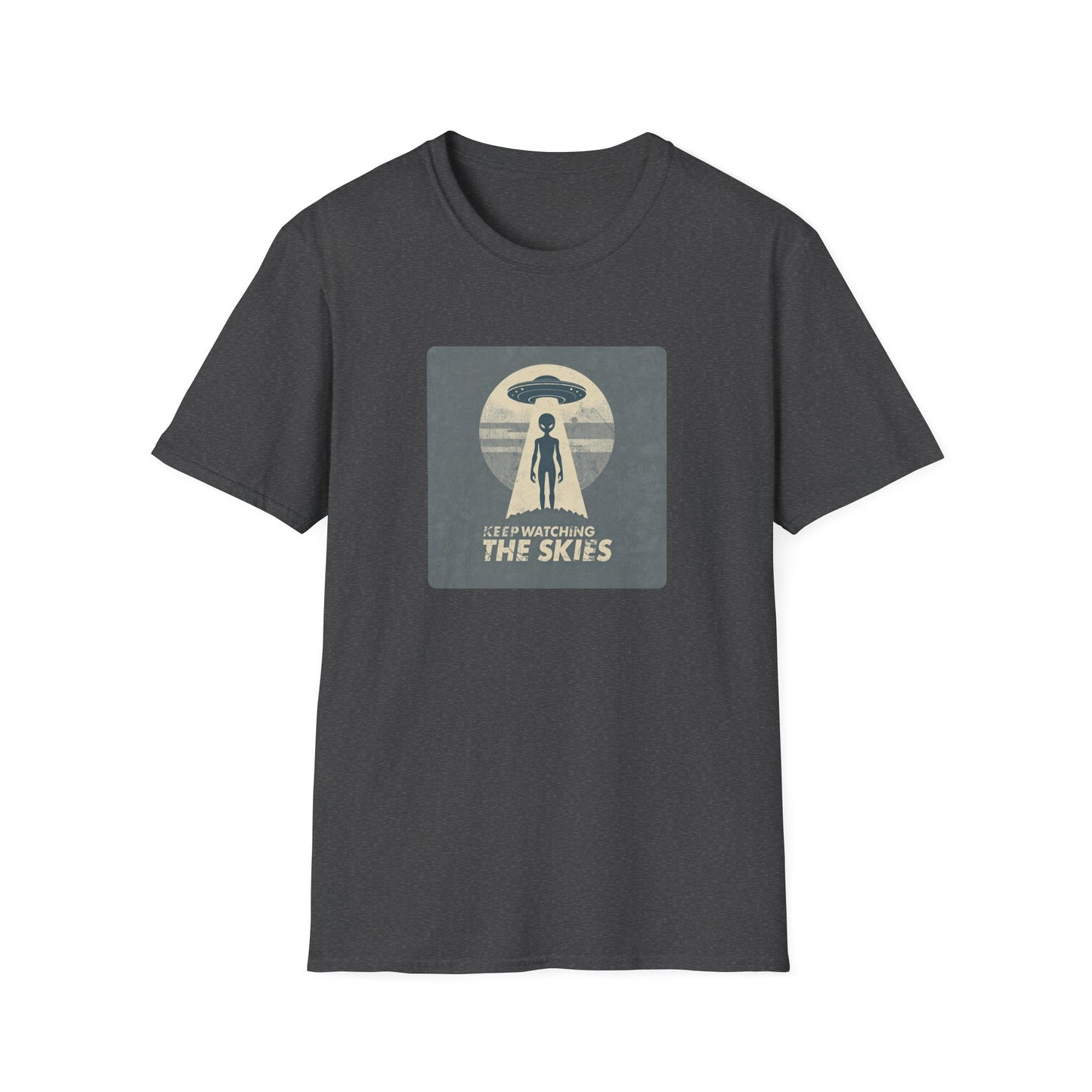 Keep Watching the Skies T-Shirt — Vintage UFO Encounter Graphic Tee