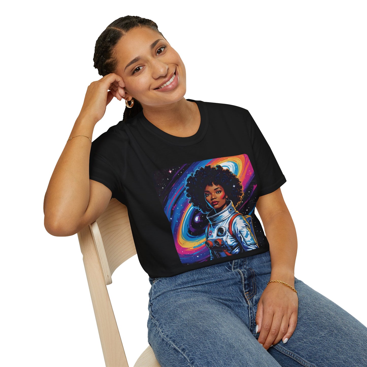 Explore Beyond – Cosmic Graffiti Astronaut Tee