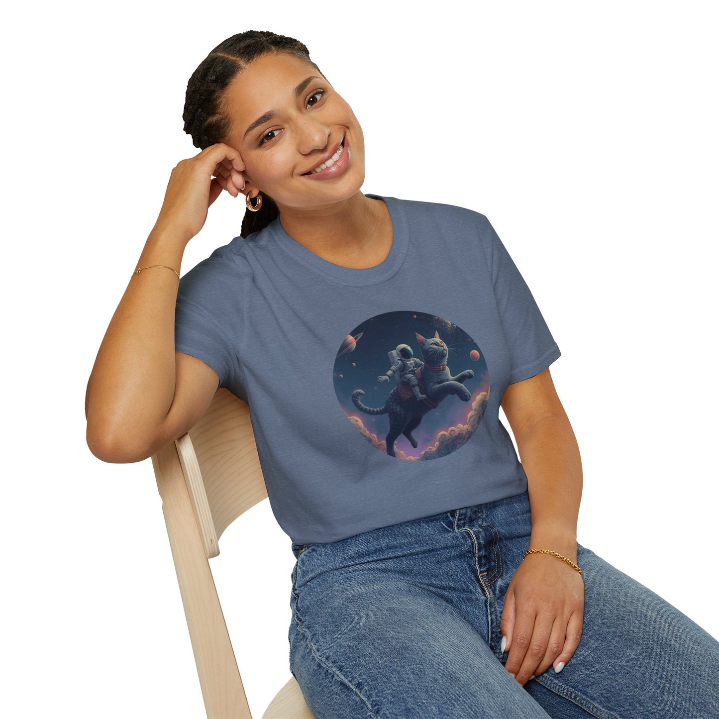 Cosmic Cat Adventure T-Shirt