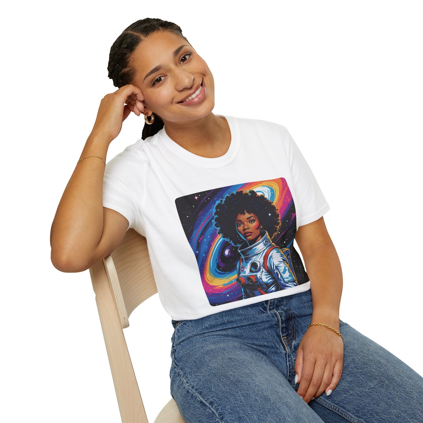 Explore Beyond – Cosmic Graffiti Astronaut Tee