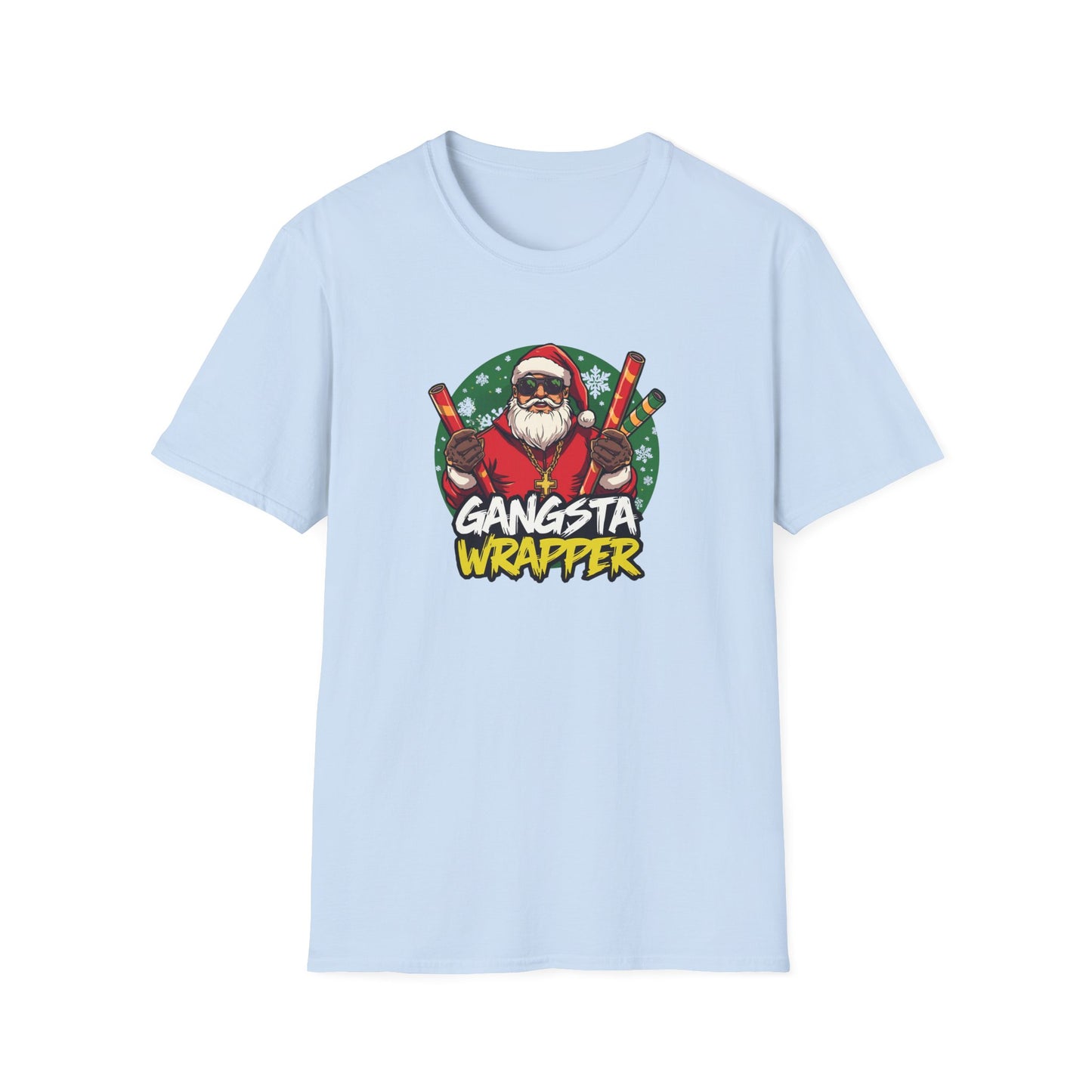 Gangsta Wrapper Santa Street Style T-Shirt