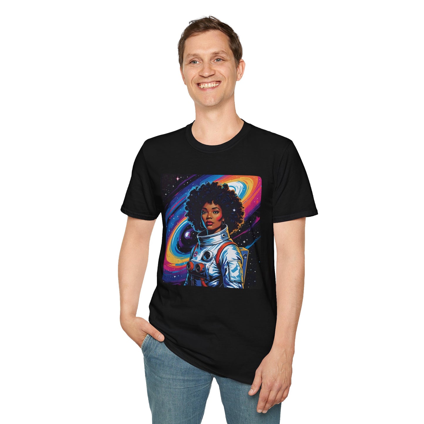 Explore Beyond – Cosmic Graffiti Astronaut Tee