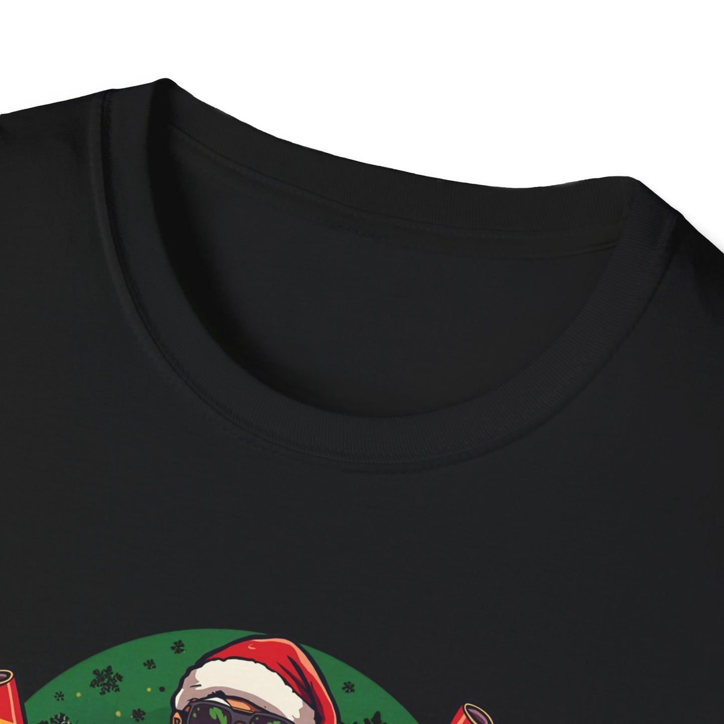 Gangsta Wrapper Santa Street Style T-Shirt