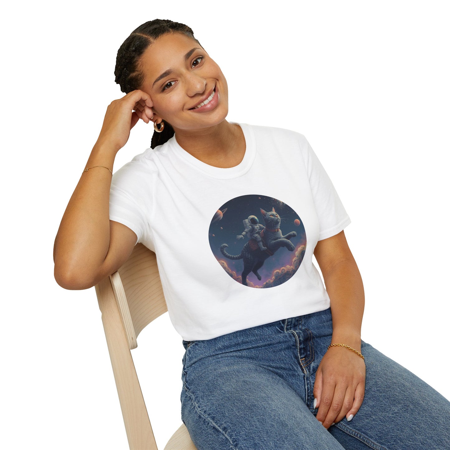 Cosmic Cat Adventure T-Shirt