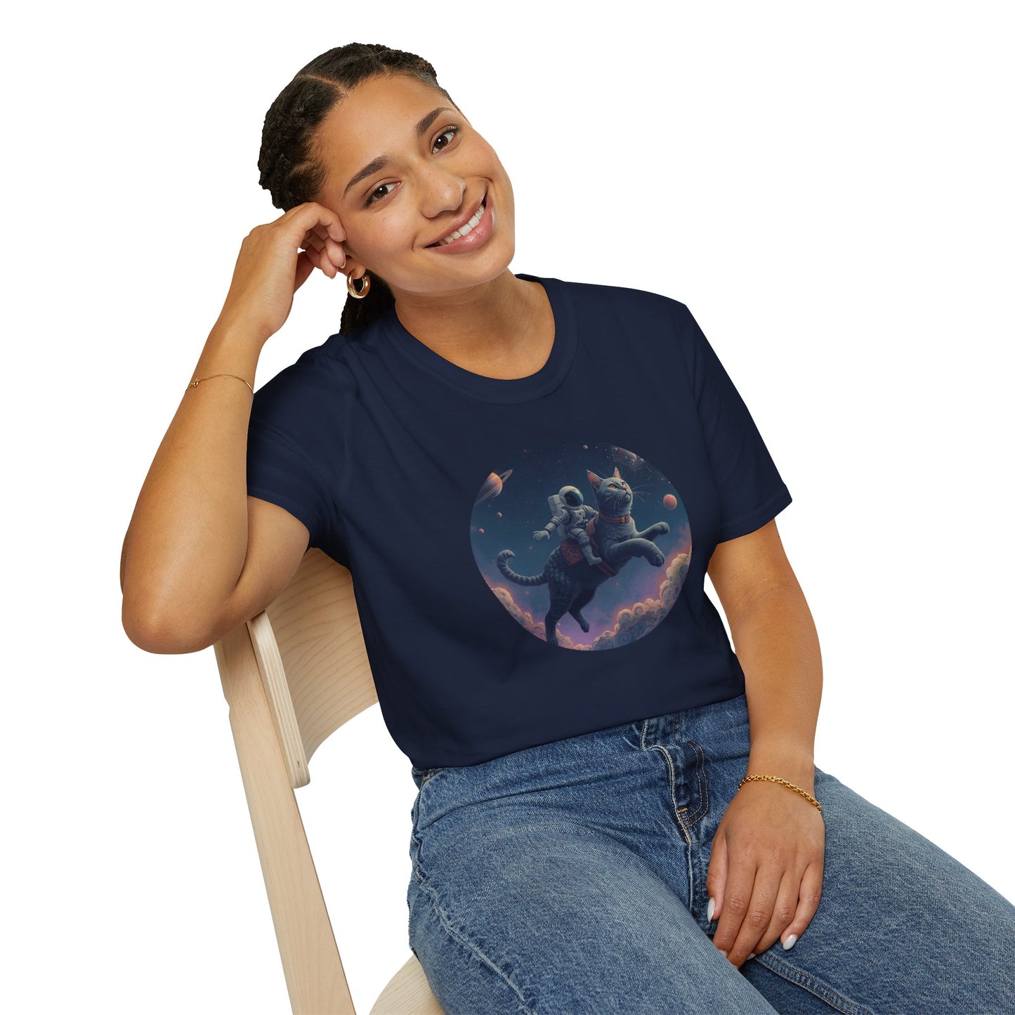 Cosmic Cat Adventure T-Shirt