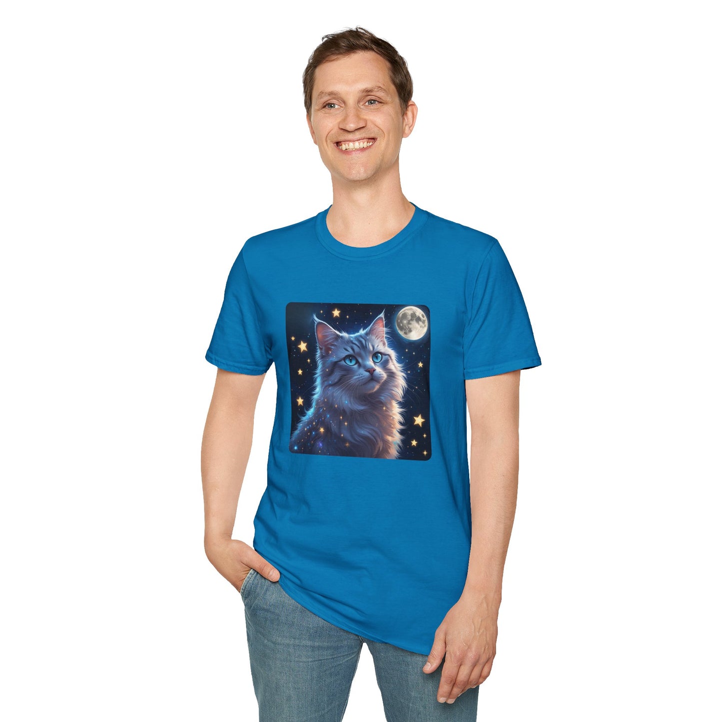 Celestial Cat Dreams T-Shirt