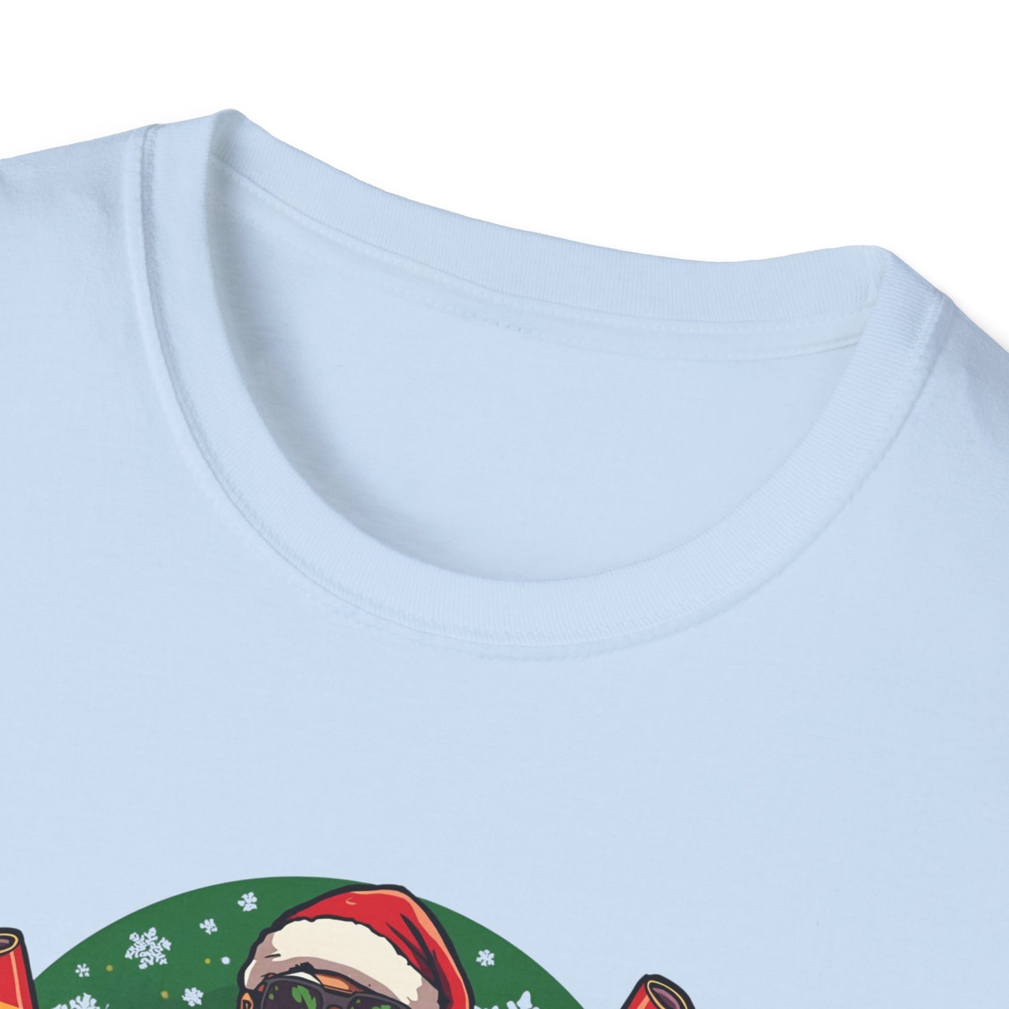 Gangsta Wrapper Santa Street Style T-Shirt