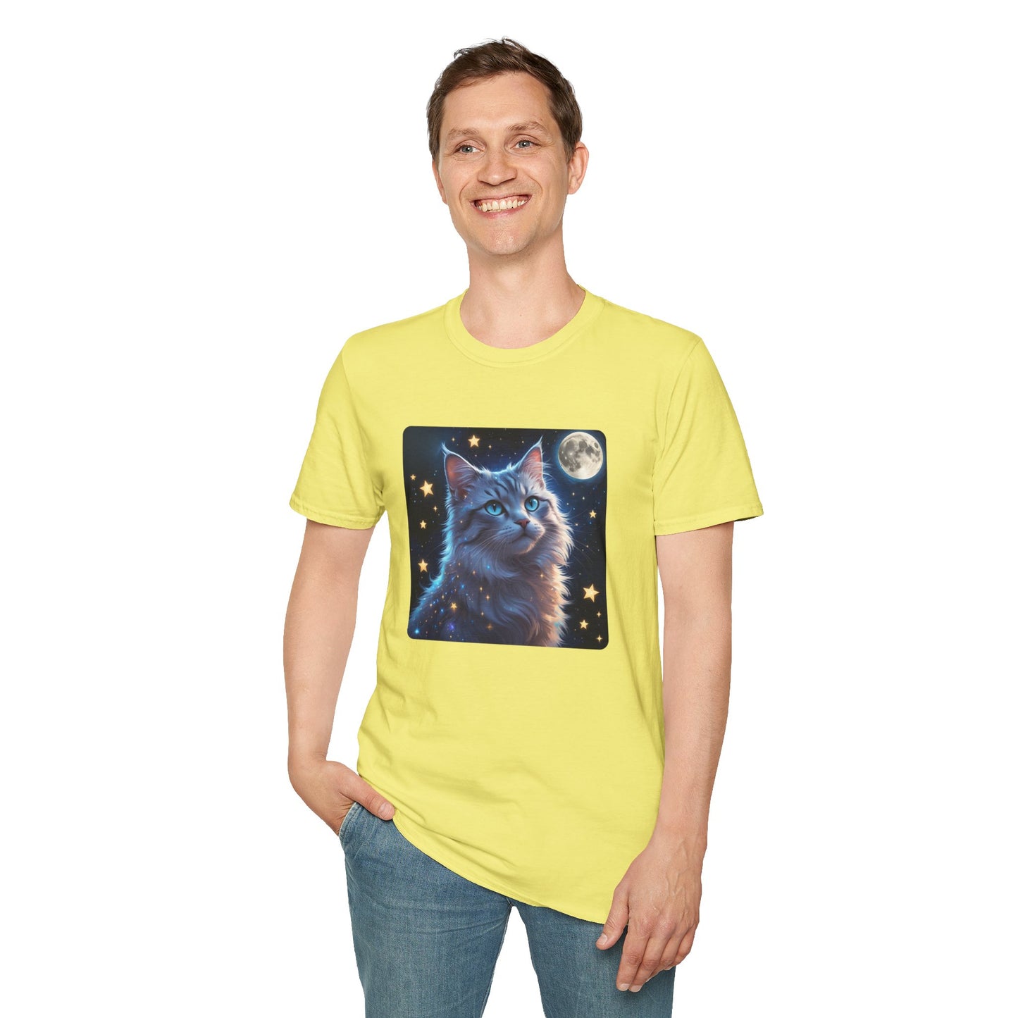 Celestial Cat Dreams T-Shirt