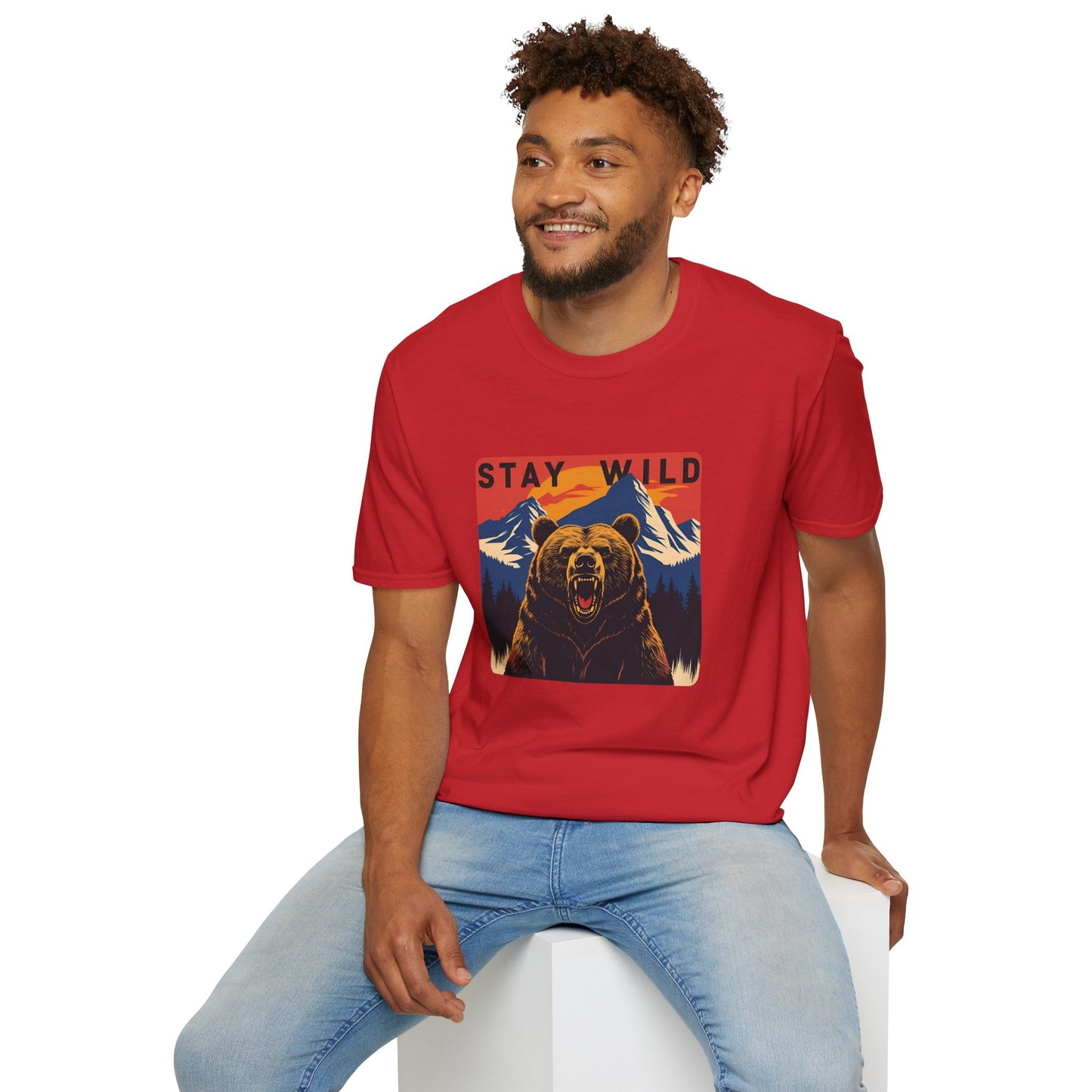 Stay Wild - Bear Graphic T-Shirt