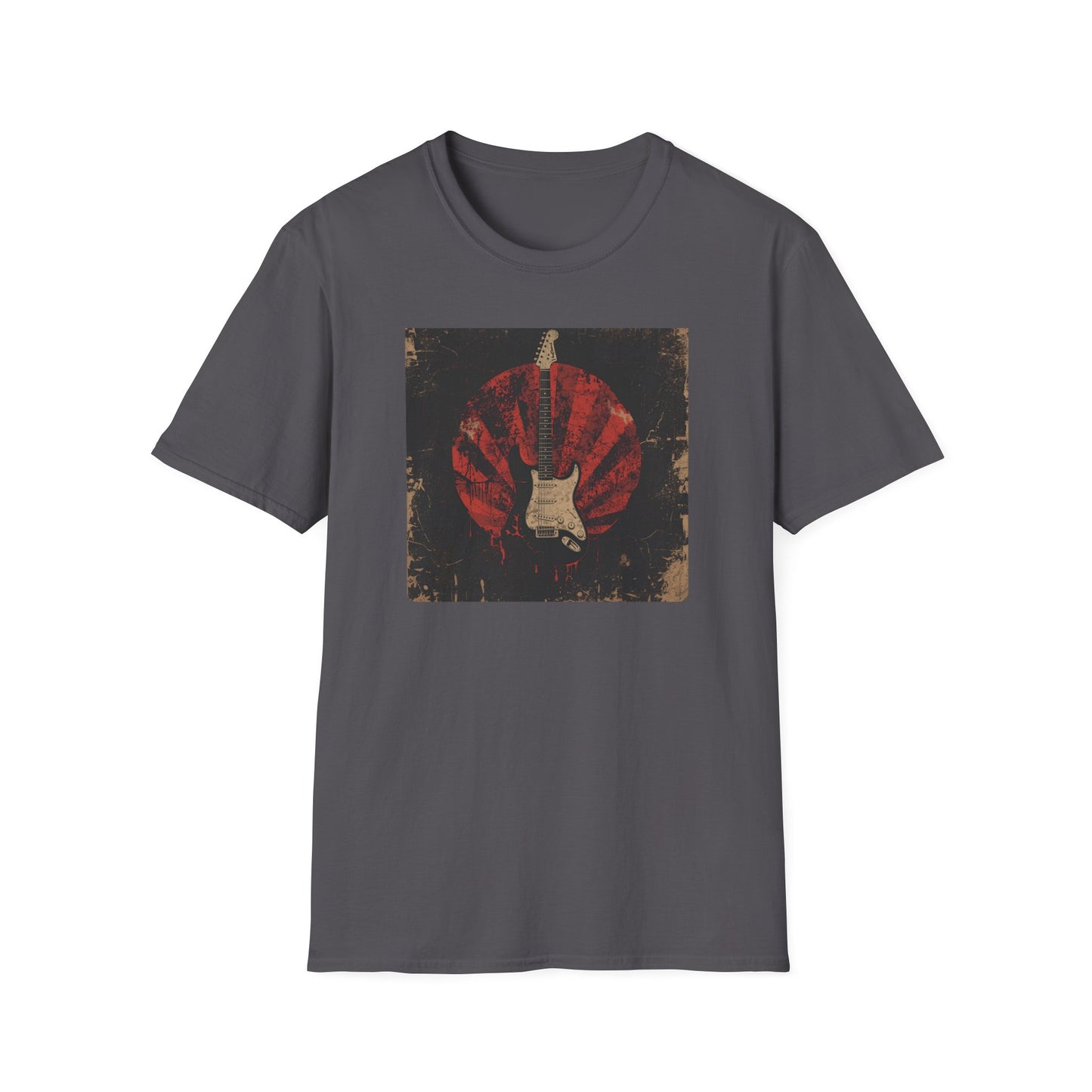 Rise of Sound - Vintage Guitar Sun Tee in Charcoal