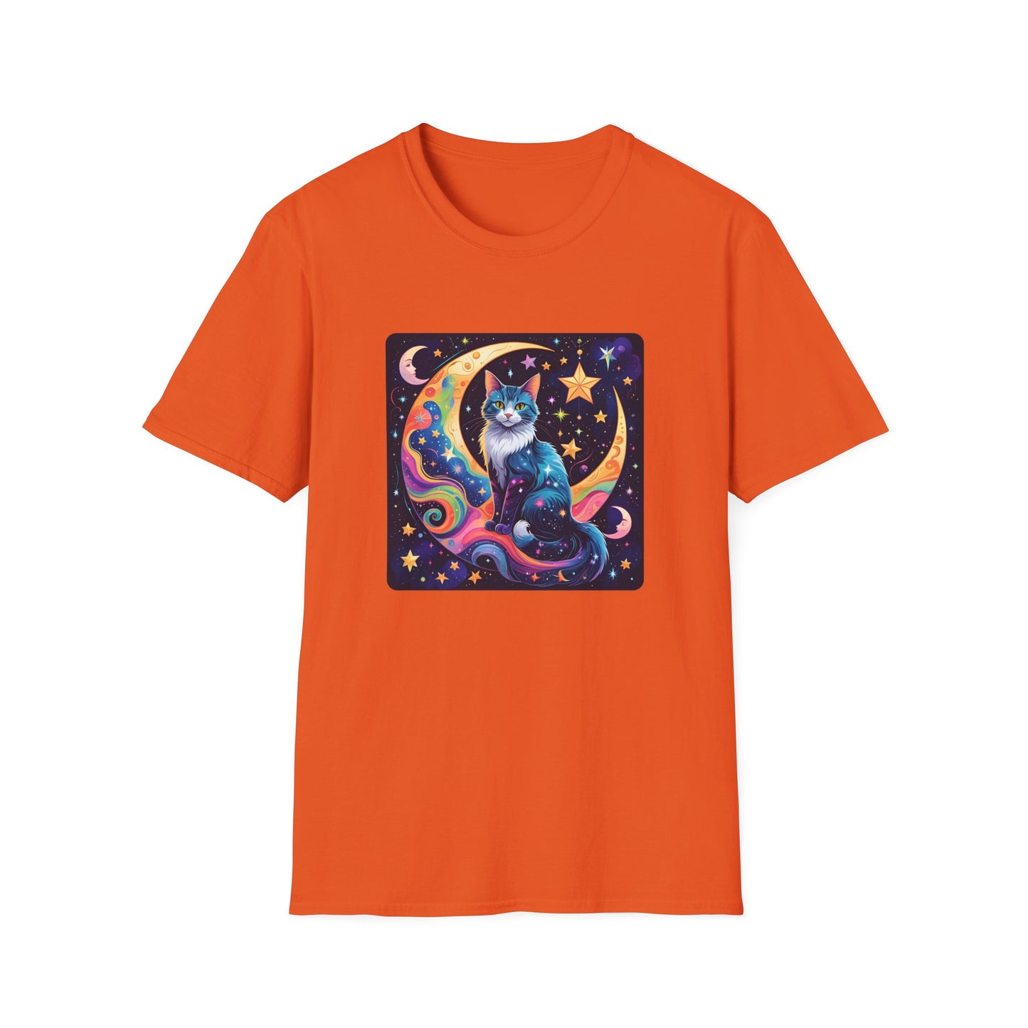 Psychedelic Moon Cat T-Shirt