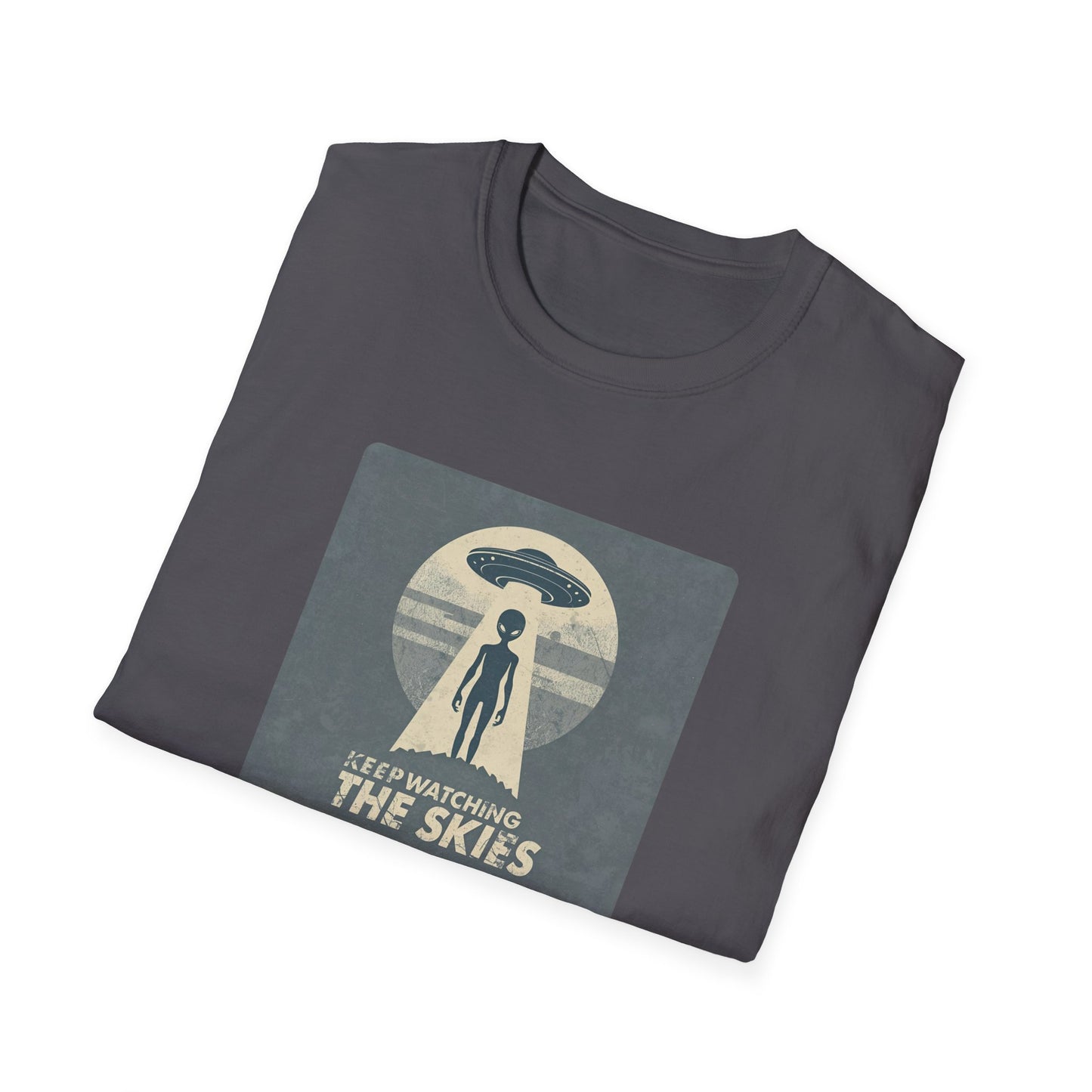 Keep Watching the Skies T-Shirt — Vintage UFO Encounter Graphic Tee