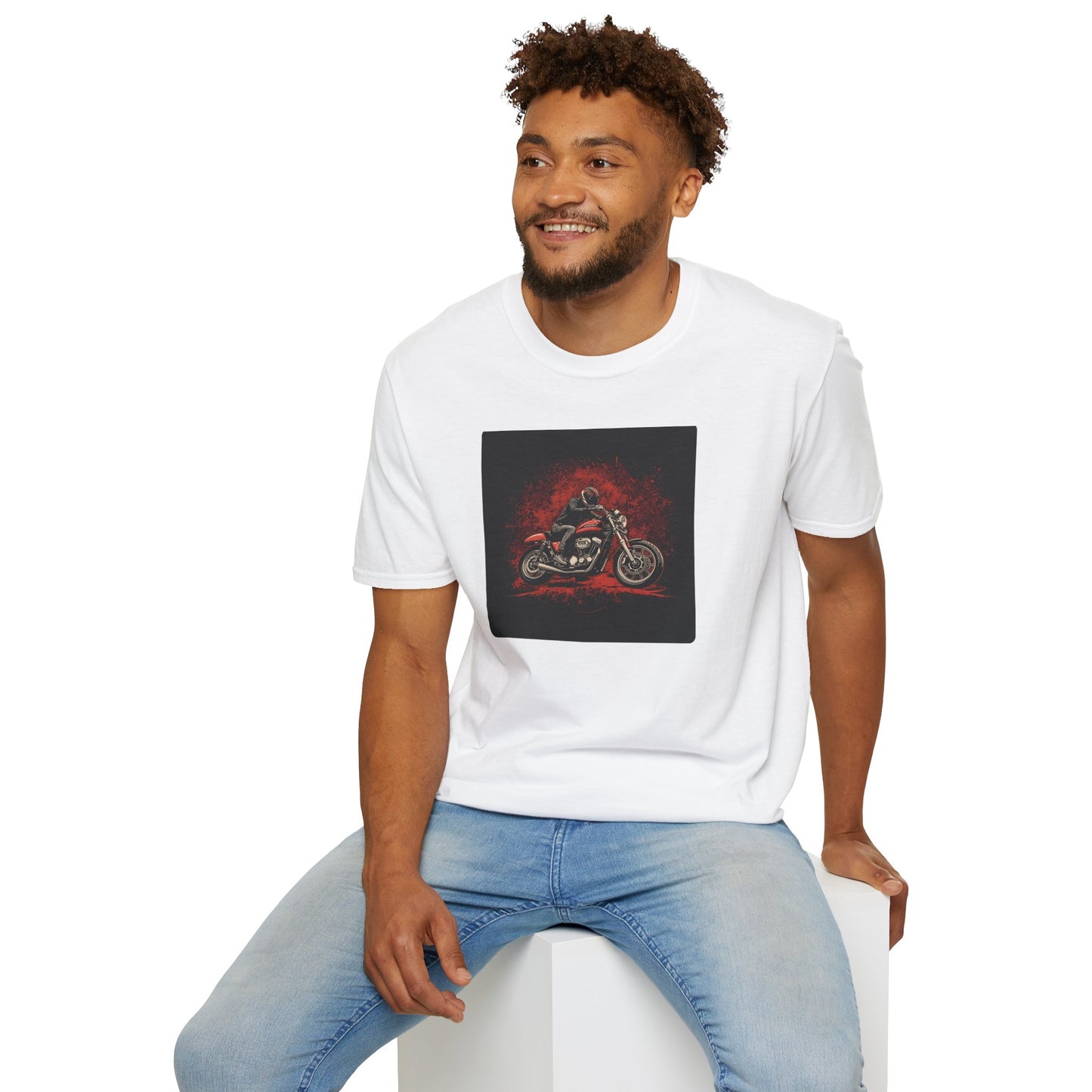 Motorcycle Enthusiast Unisex T-Shirt | Biker Gift, Casual Wear, Motorcycle Apparel, Biker Birthday Gift, Softstyle Tee