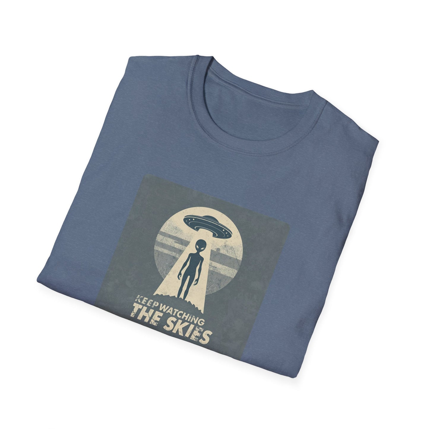 Keep Watching the Skies T-Shirt — Vintage UFO Encounter Graphic Tee