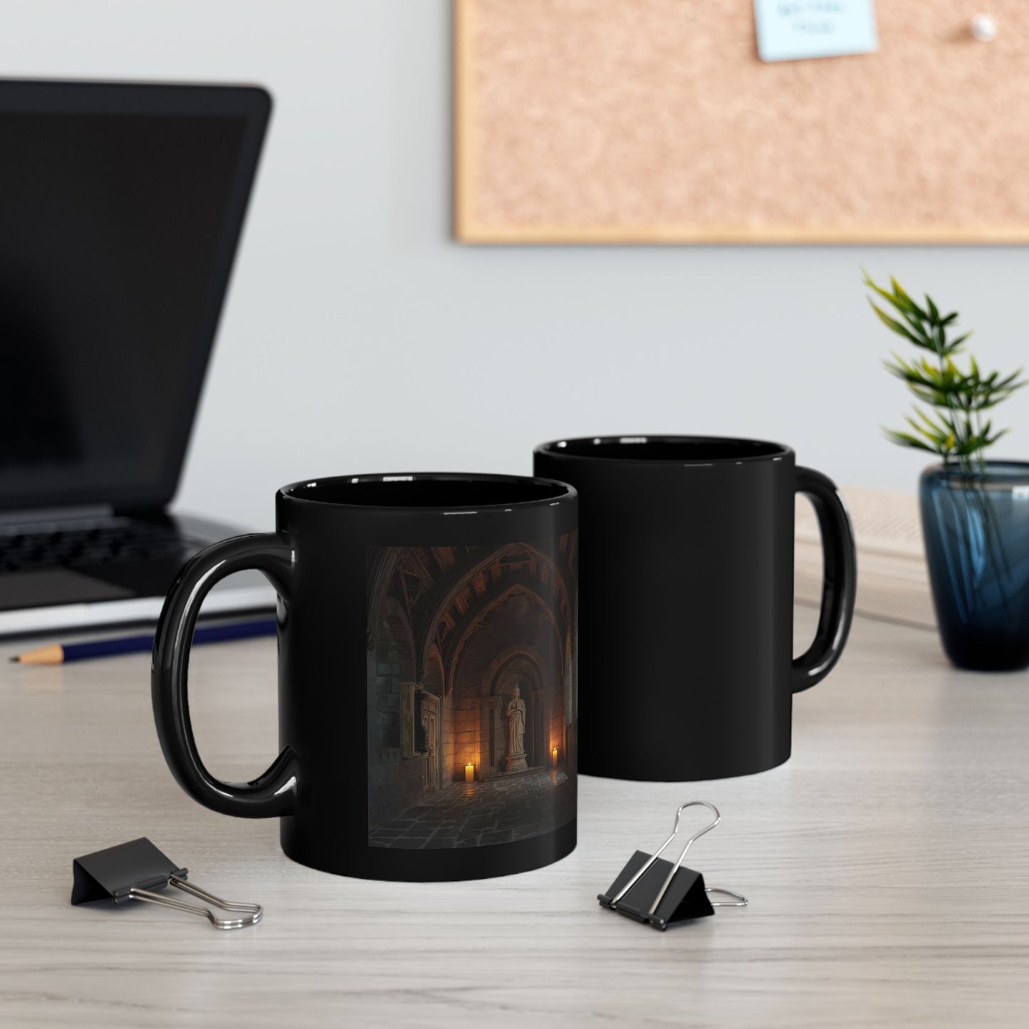Alcove of Quiet Light mug - front and back view