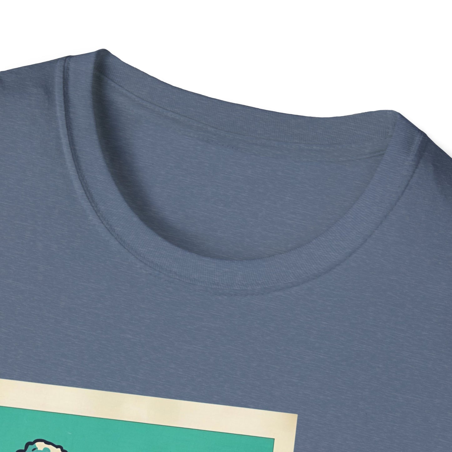 Retro Skater T-Rex T-Shirt – 90s Polaroid Dinosaur in Sunglasses