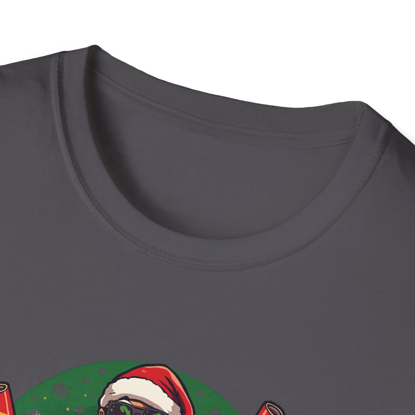 Gangsta Wrapper Santa Street Style T-Shirt