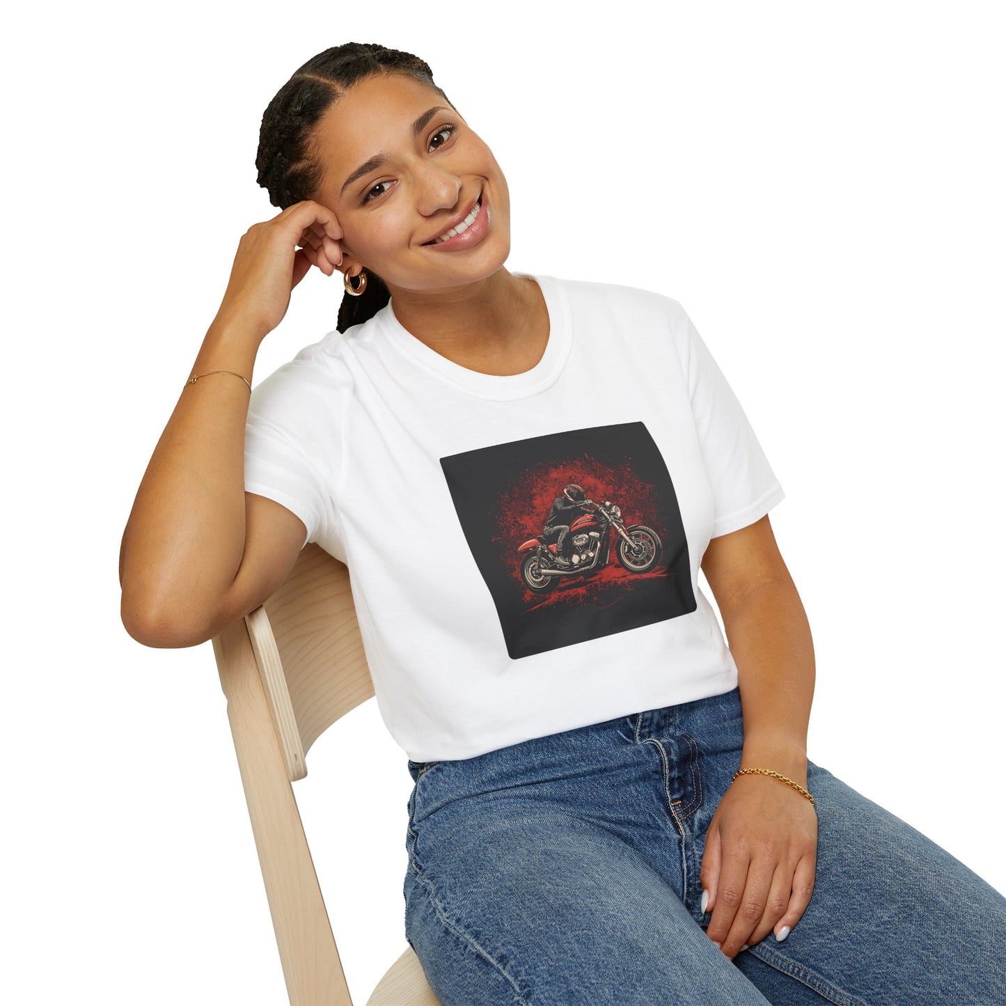 Motorcycle Enthusiast Unisex T-Shirt | Biker Gift, Casual Wear, Motorcycle Apparel, Biker Birthday Gift, Softstyle Tee
