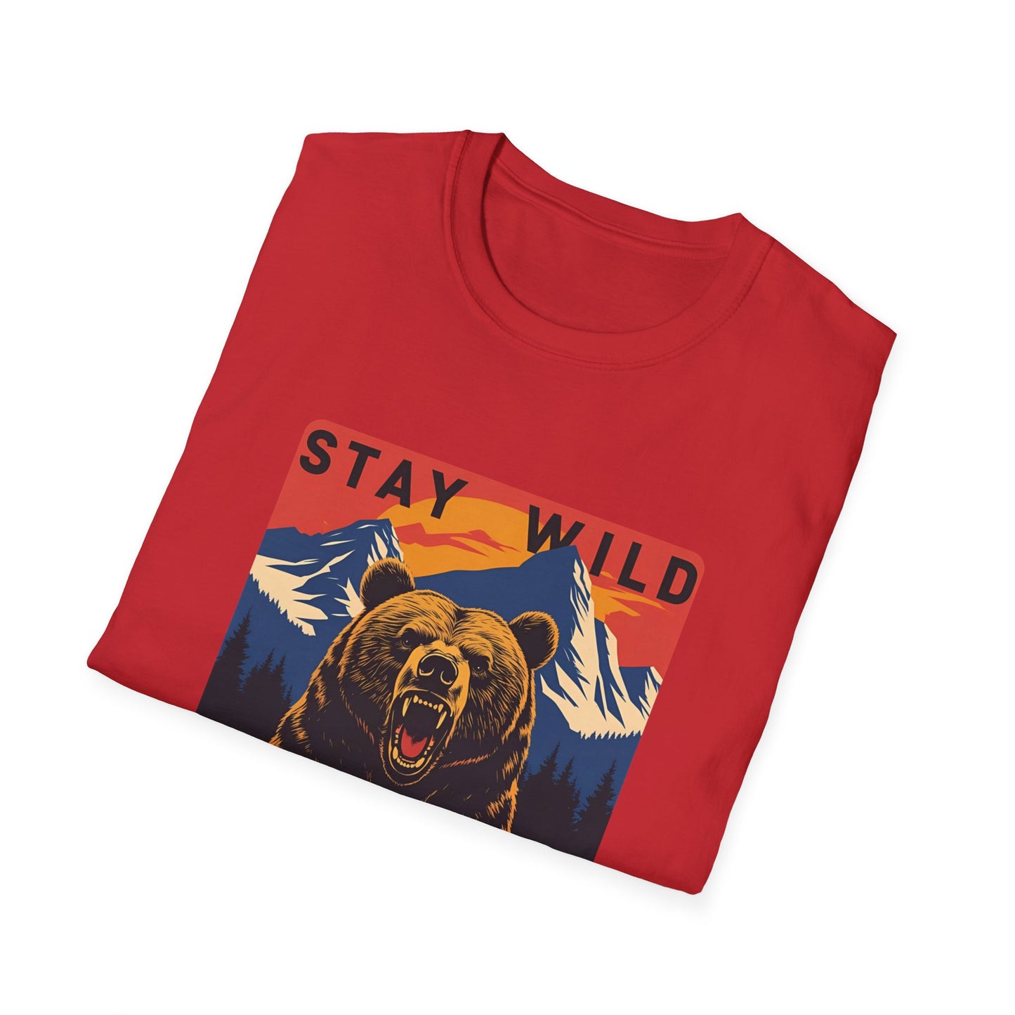 Stay Wild - Bear Graphic T-Shirt