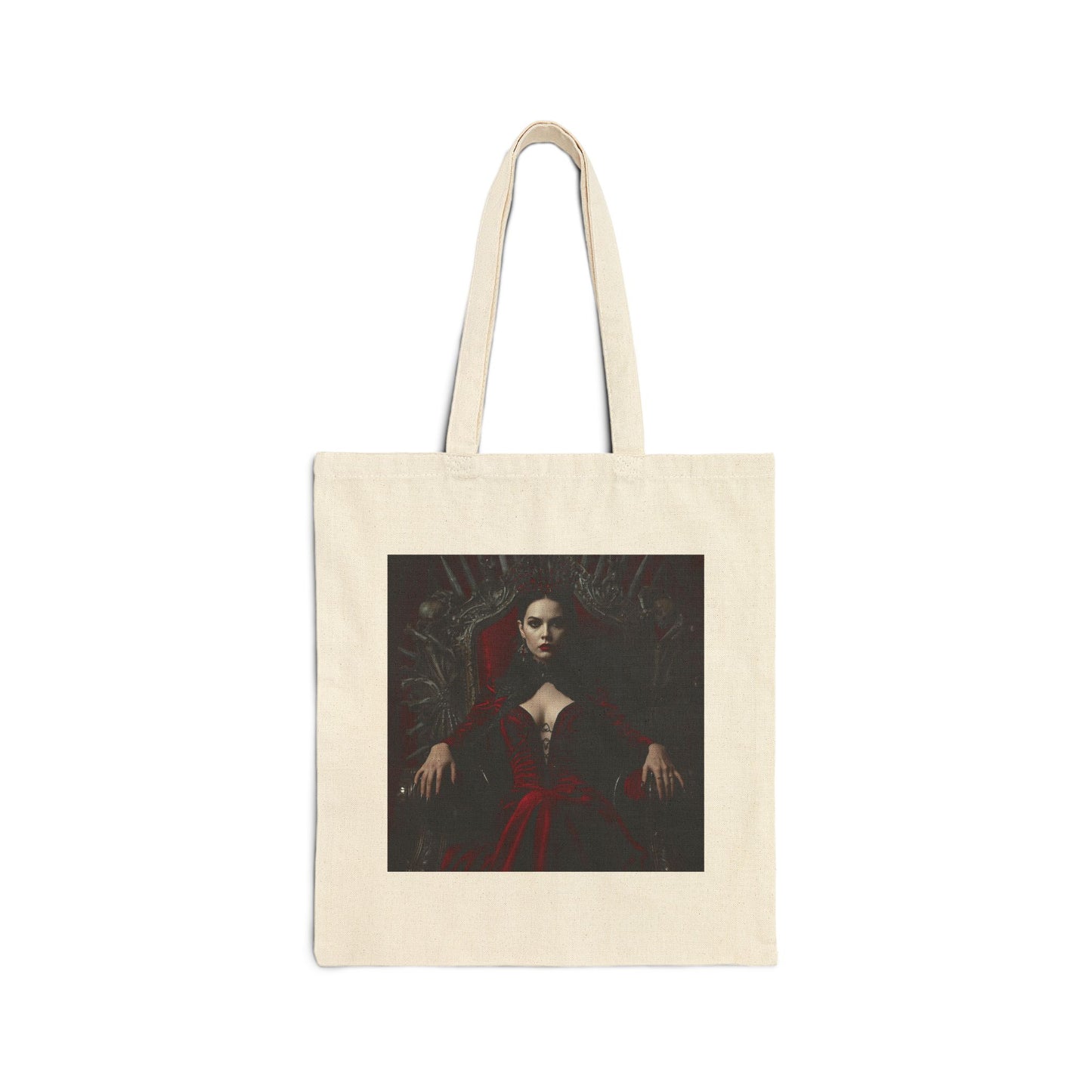 Crimson Dominion - Canvas Tote Bag in Natural