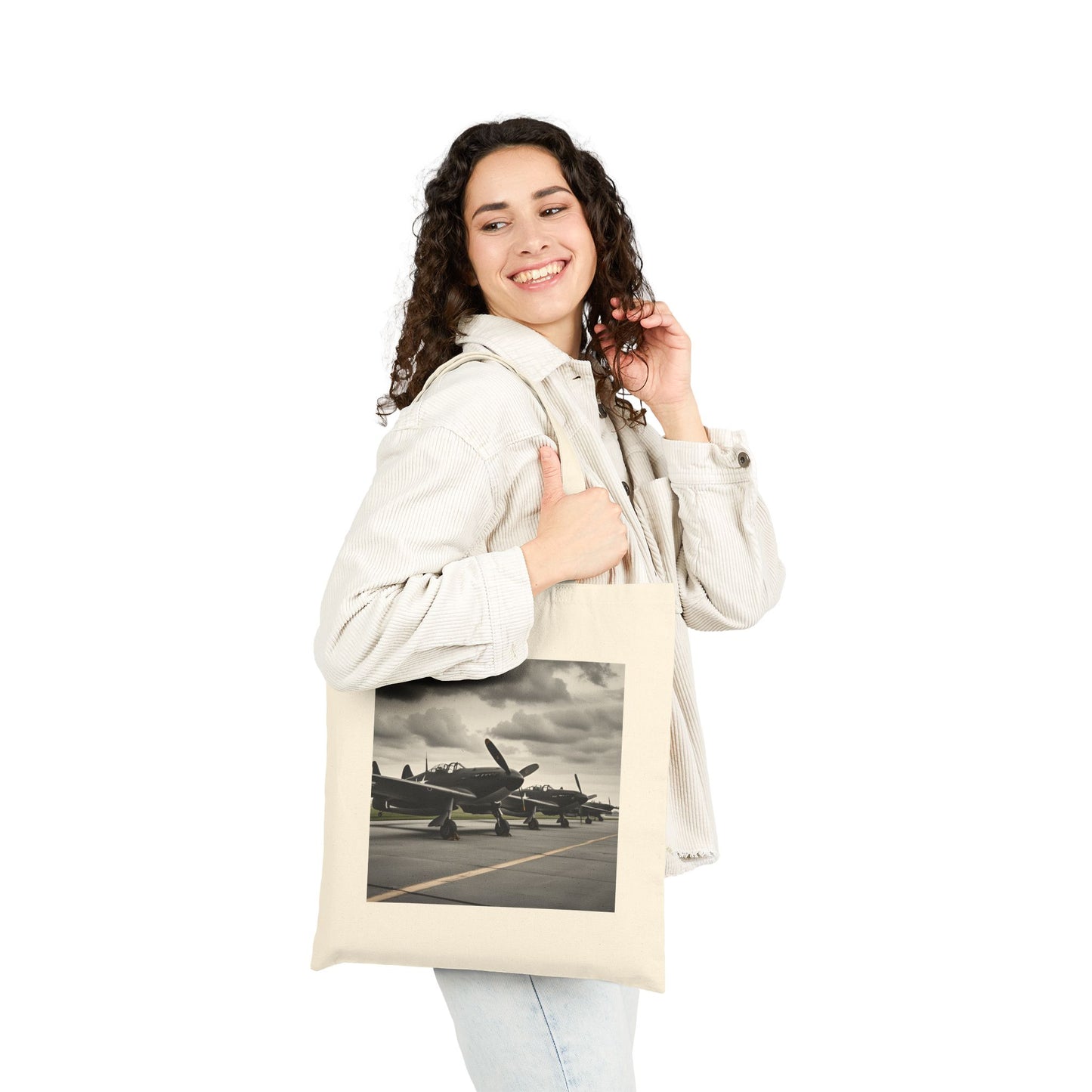 Grounded Glory Tote Bag in Natural