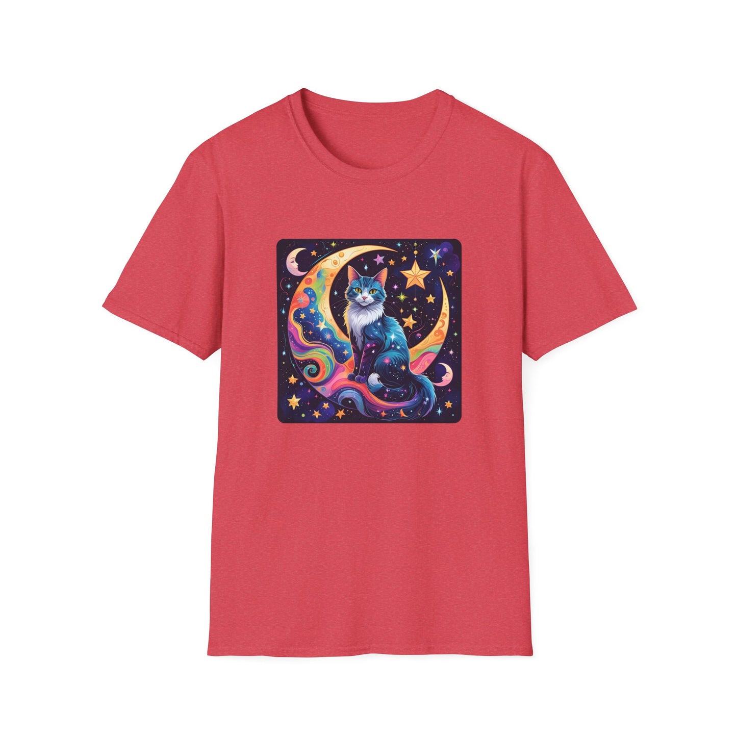 Psychedelic Moon Cat T-Shirt