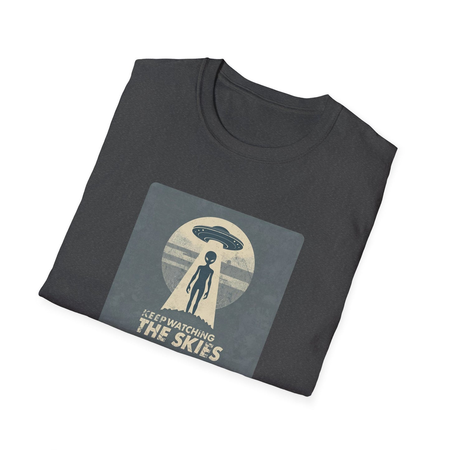 Keep Watching the Skies T-Shirt — Vintage UFO Encounter Graphic Tee