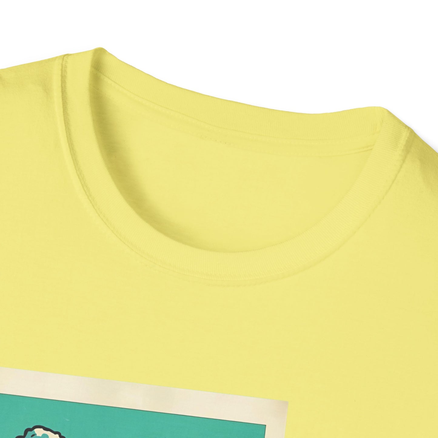 Retro Skater T-Rex T-Shirt – 90s Polaroid Dinosaur in Sunglasses