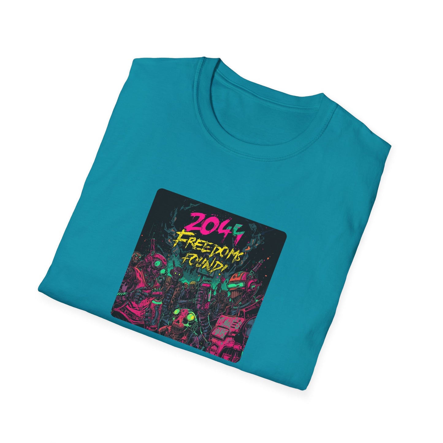 2044 Freedom Found - Cyberpunk T-Shirt