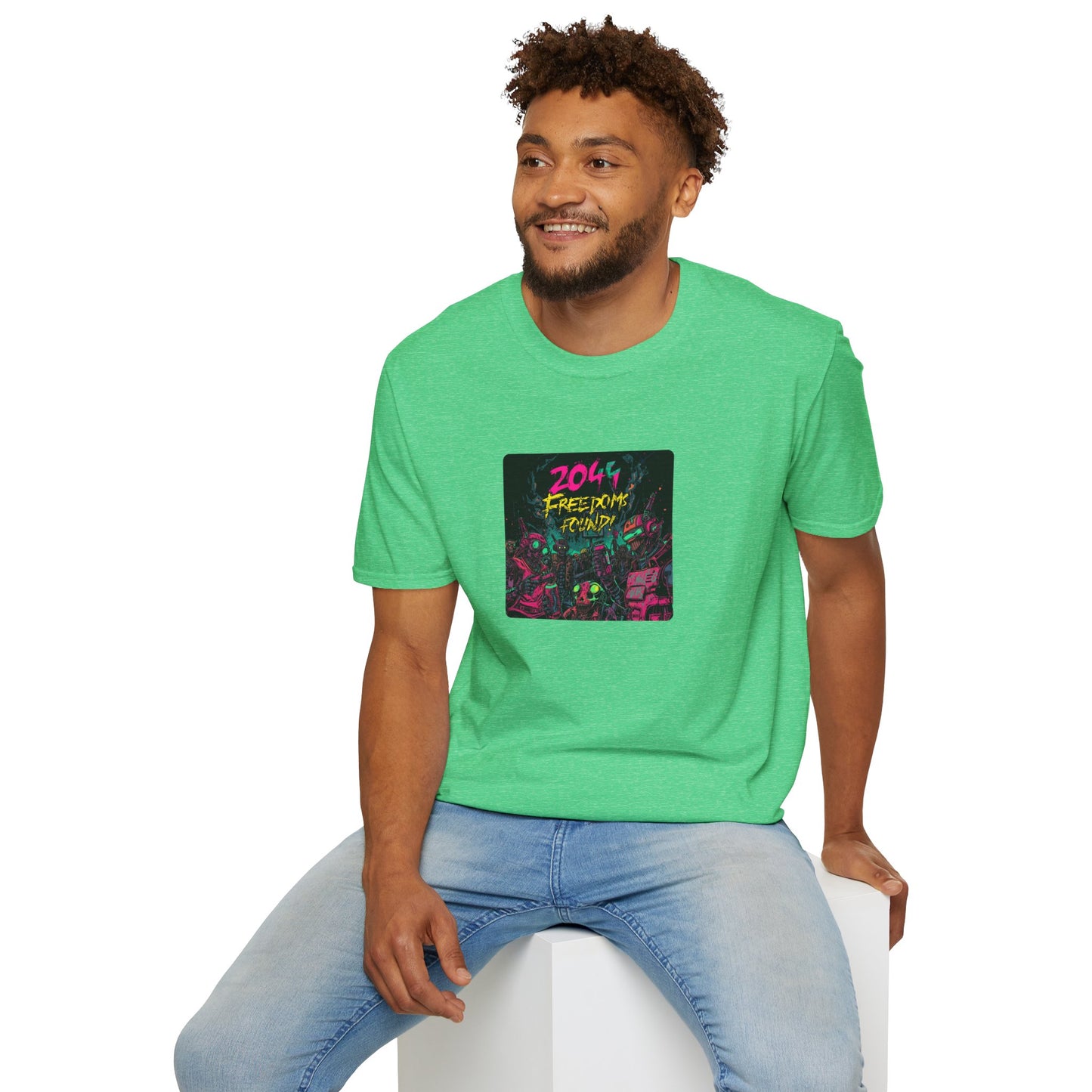 2044 Freedom Found - Cyberpunk T-Shirt